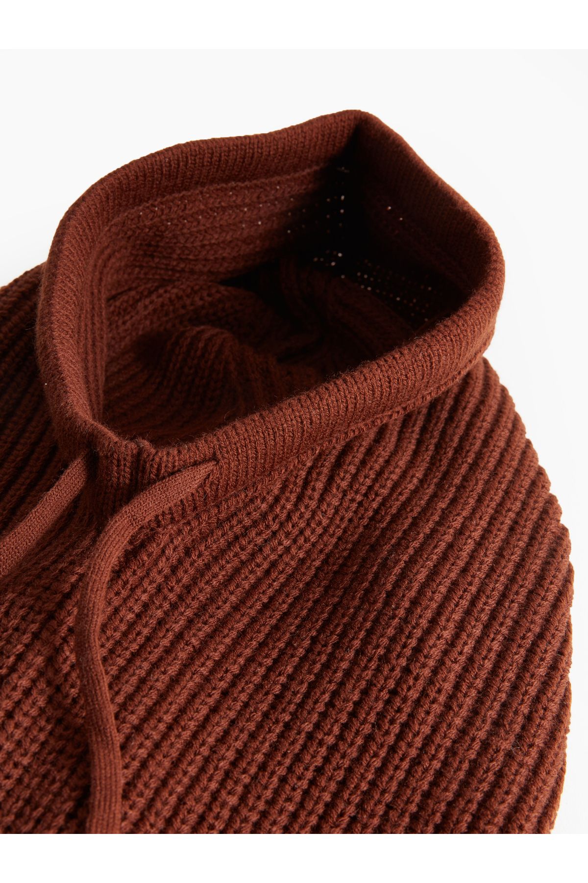 LC Waikiki-Women's Knitted Beret with Lace and Neck Collar 4