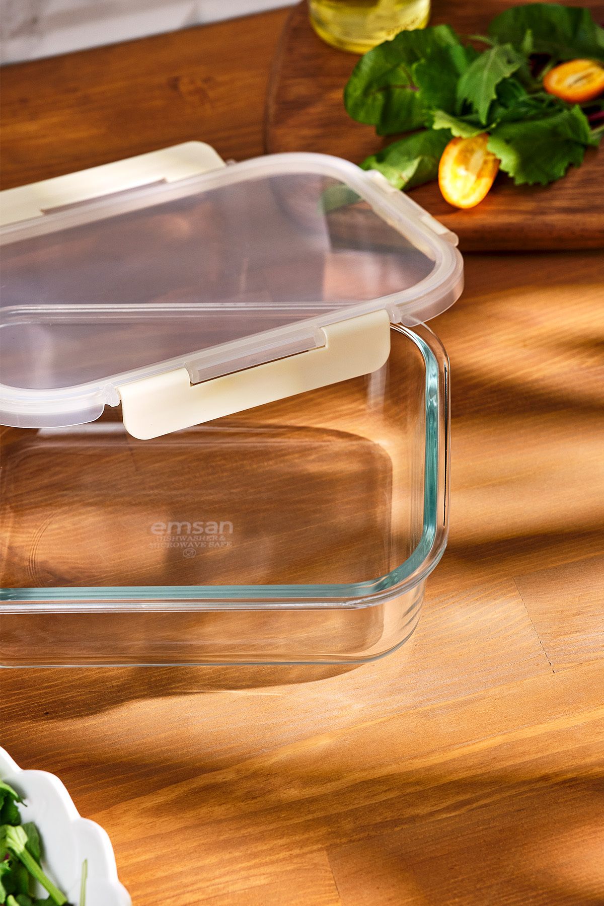 Emsan-Soft 1520 ml Borosilicate Storage Container 2