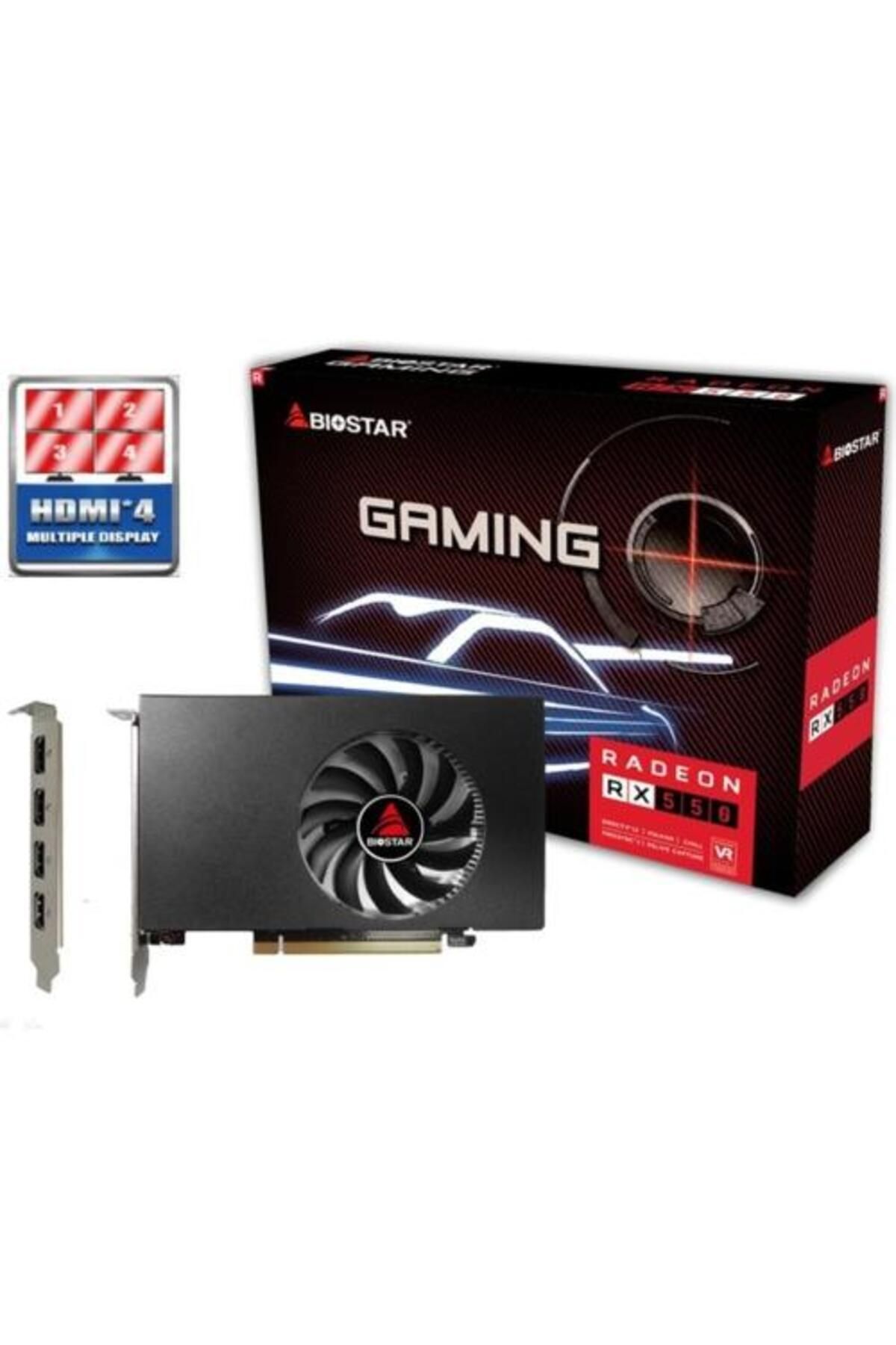 Biostar-RX550 4GB 128Bit Compatible GDDR5 4xHDMI 1