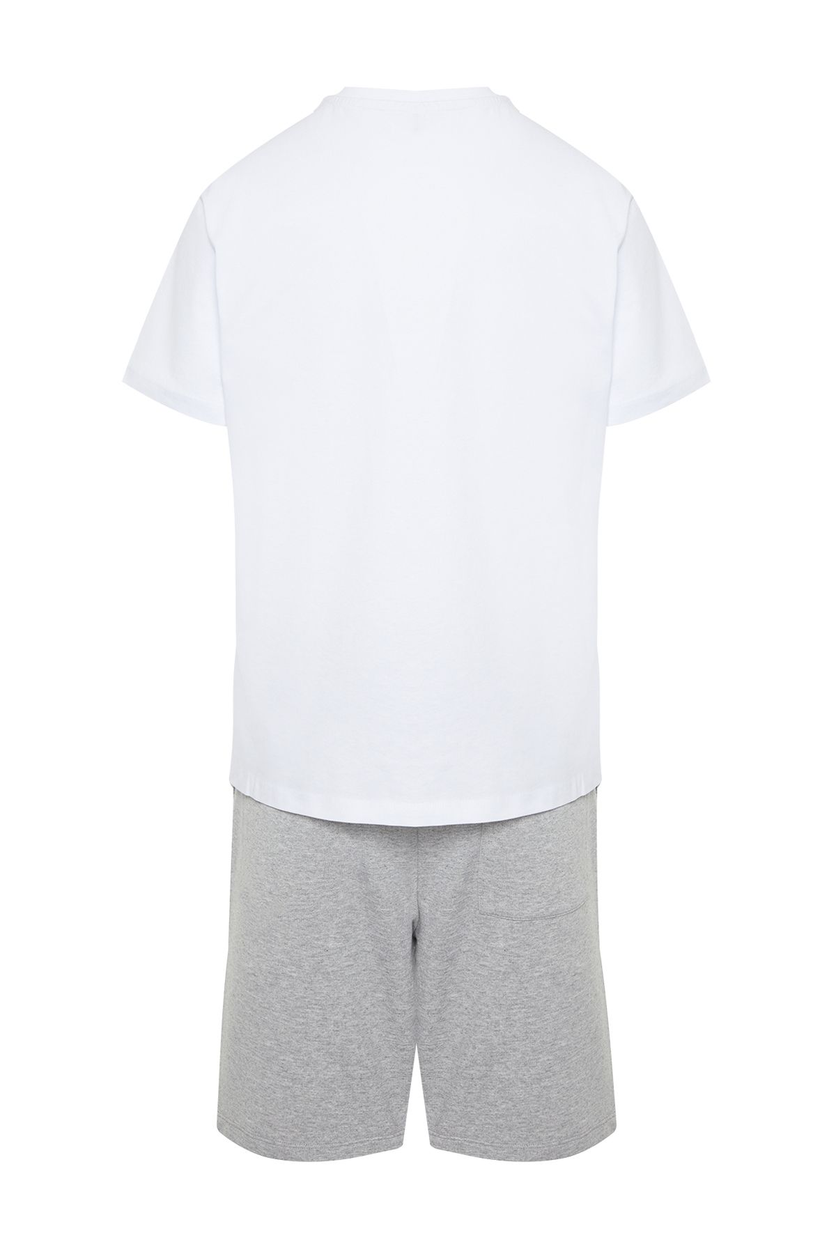 Trendyol Collection-Sada letních šortek s bílým potiskem THMSS21PT0966 8