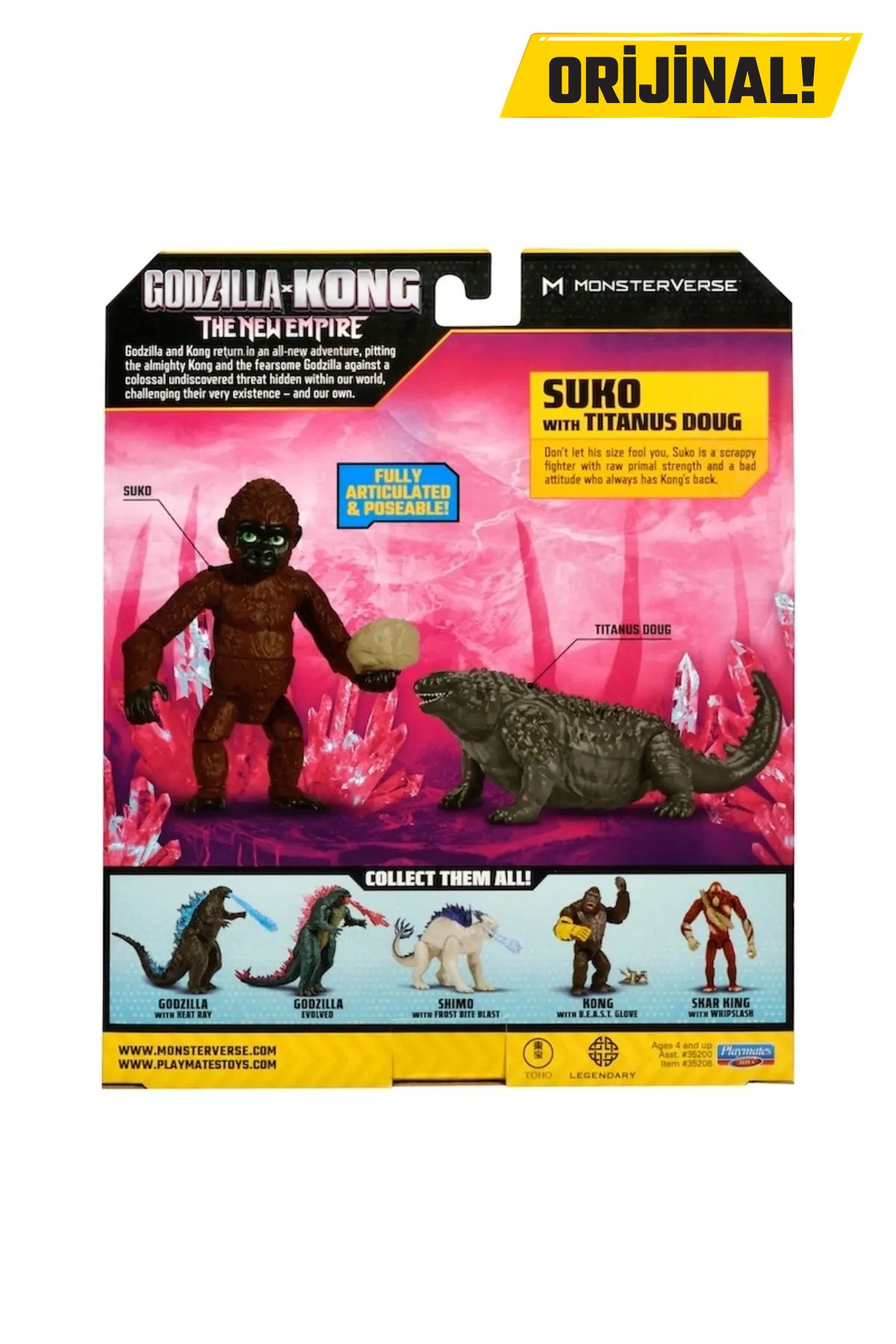 GODZILLA-and Kong Action Figure Suko With Titanus Doug 6