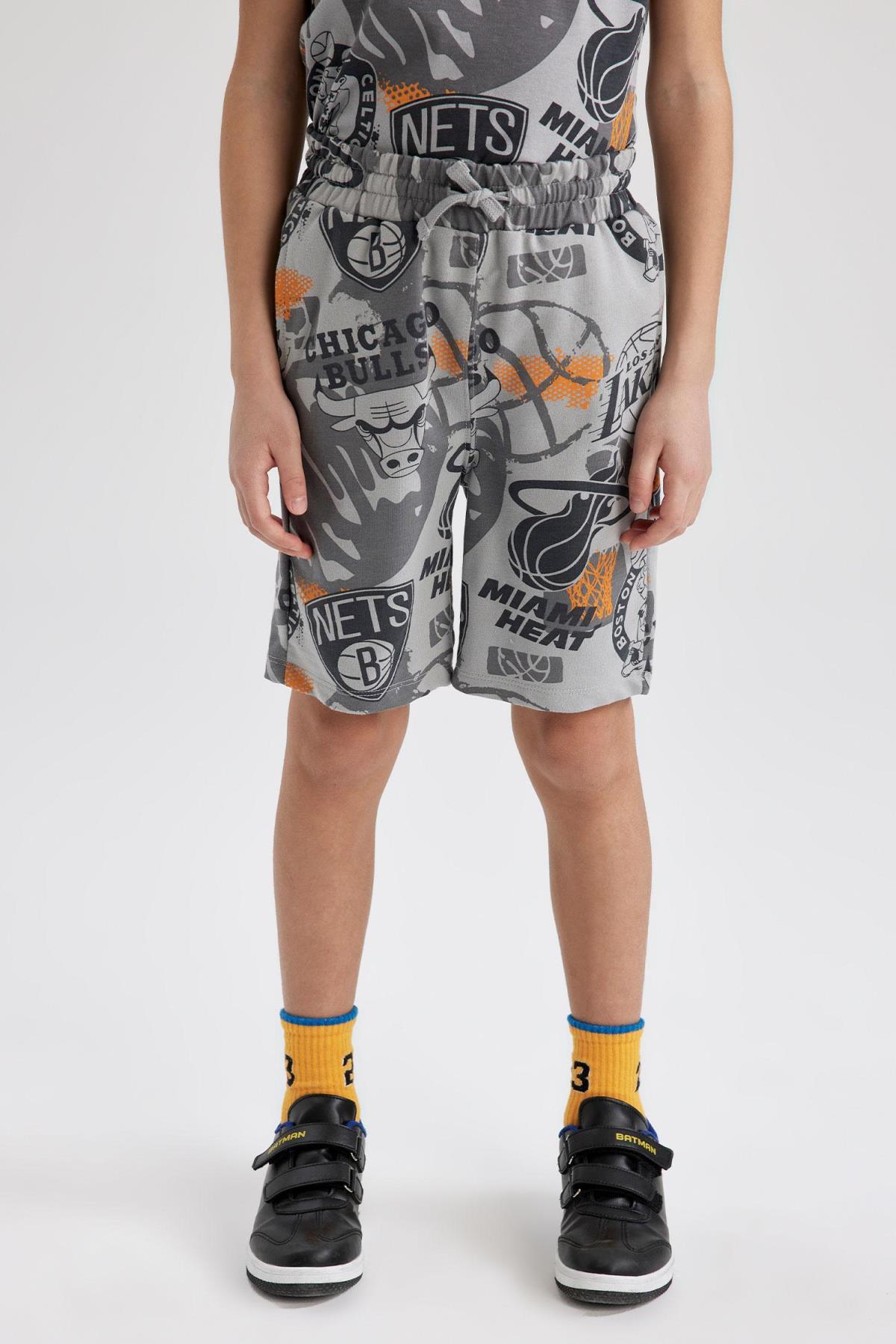 شورت و شلوارک پسرانه خاکستری دفکتوDefacto | Z9004A623SM اورجینال - تصویر 7