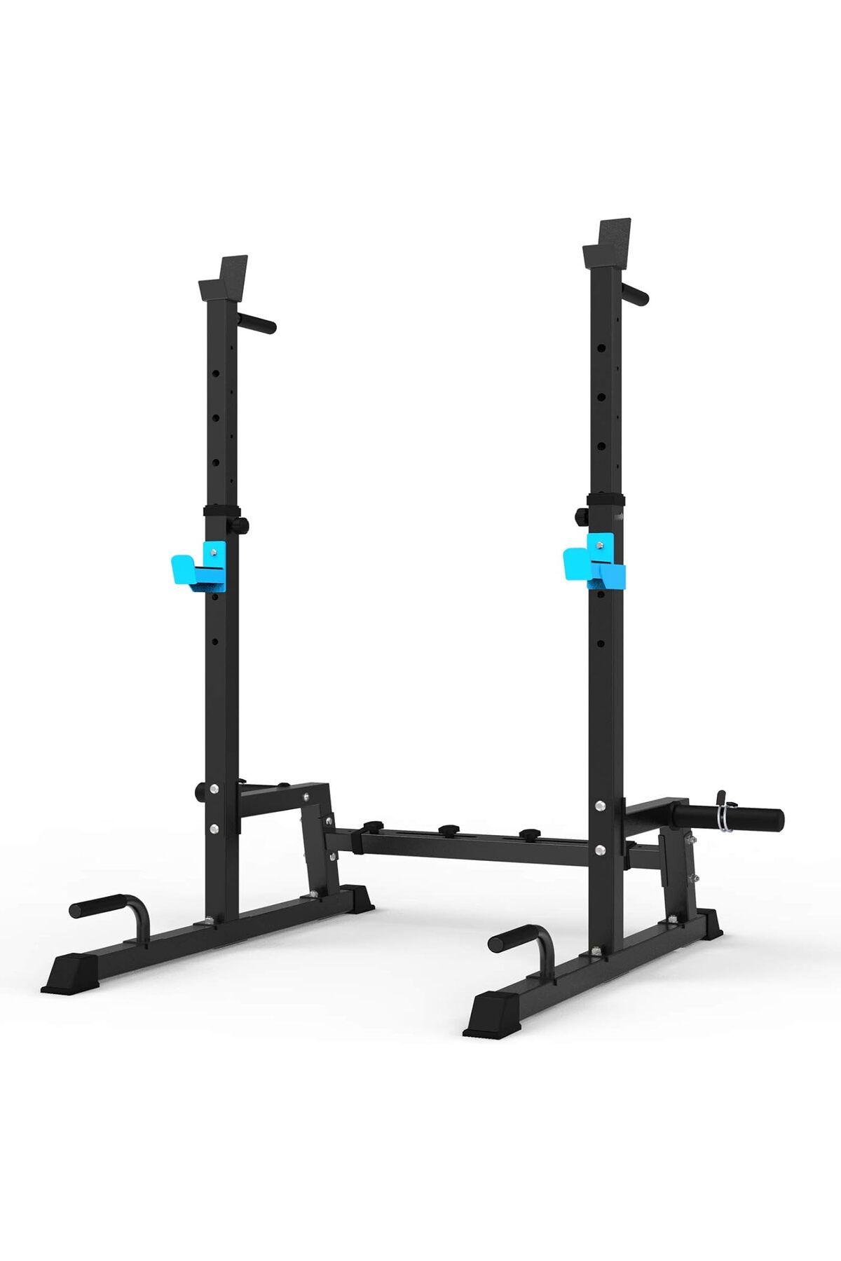 JX FITNESS Squat Rafı ve Çok Fonksiyonlu Halter Rafı Ağırlık Kaldırma, Bench Press ve Dip İstasyonu Taşınabilir