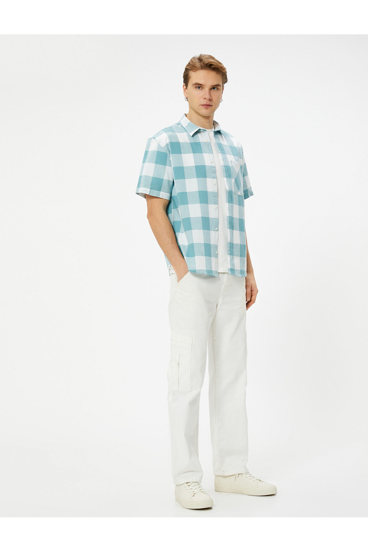 پیراهن مردانه کوتون | 4SAM60085HW Koton - Image 2