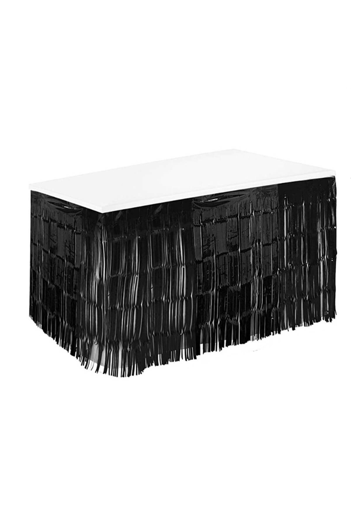 parti pera Kaliteli Siyah Masa Püskülü 75*360cm