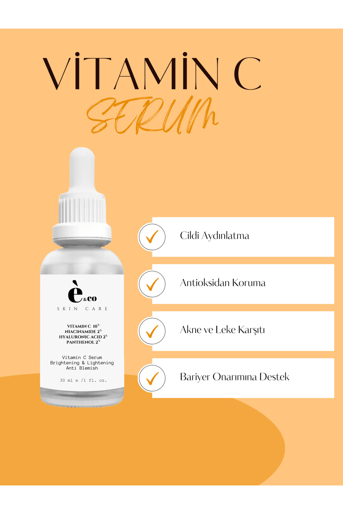 سرم پوست   eandcoskincare | ikili000hyacvit اورجینال - تصویر 4