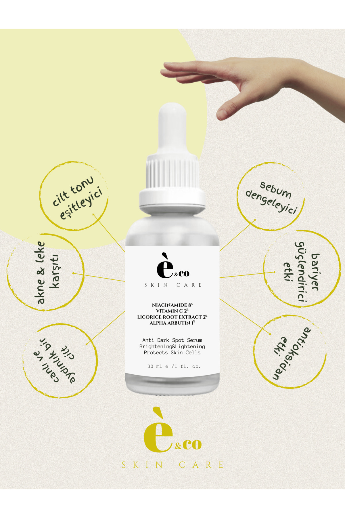 سرم پوست   eandcoskincare | ikili000cnia اورجینال - تصویر 3