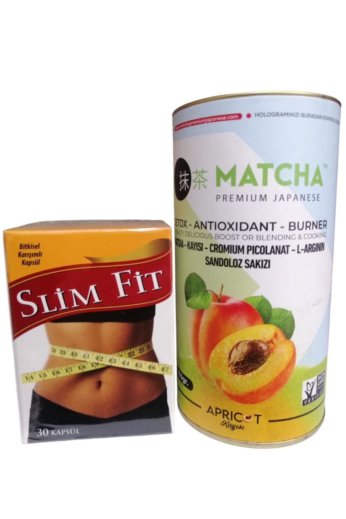 Slim Fit Kapsül 30 lu & Matcha Detox Kayısılı 20 li