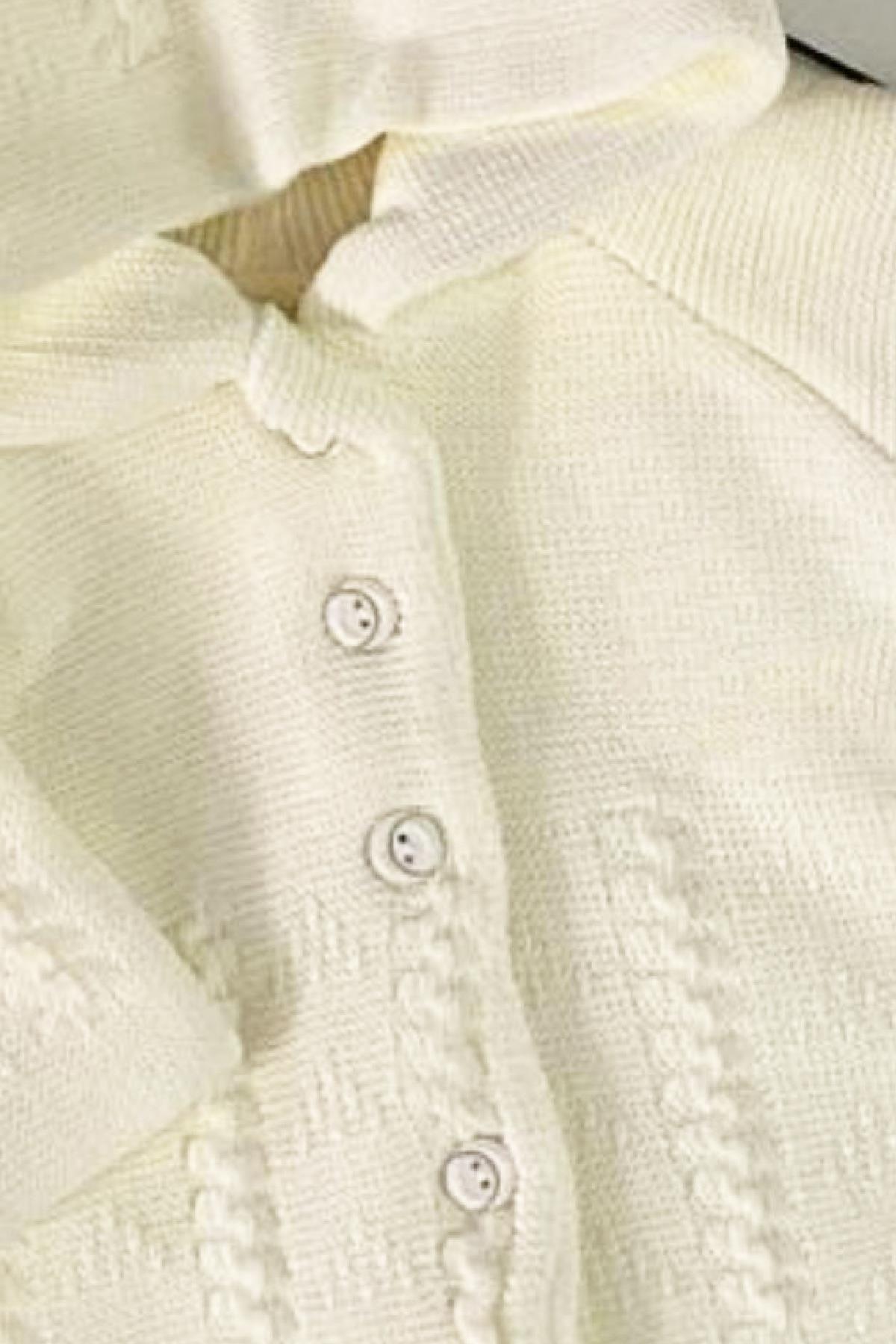 BEBECİBURADA Bebeciburada Triko Kız - Erkek Bebek Hırka Pamuklu Kumaş fotoğrafı 2 (önizleme)