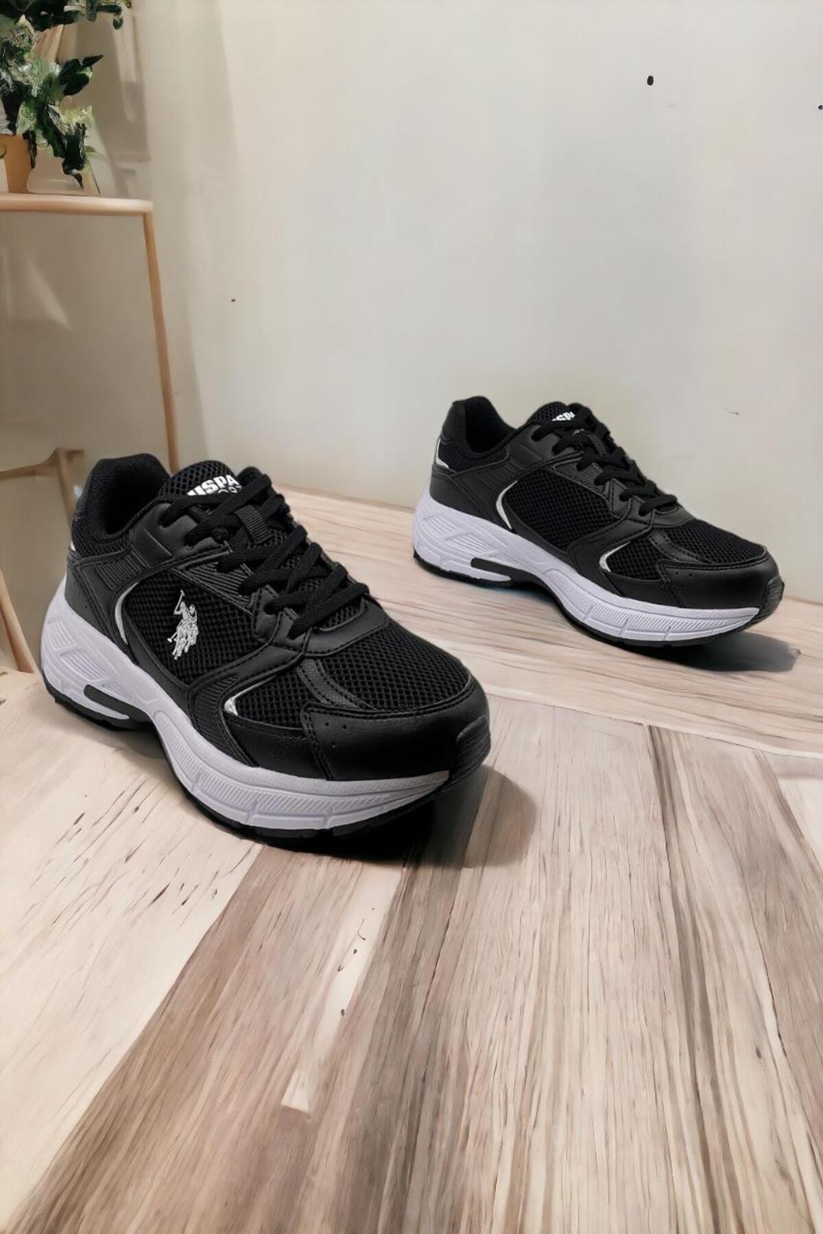 پولو اسن ایالات متحده کفش اسپرت زنانه فلیکس مشکی U.S. Polo Assn. یو اس پولو اورجینال - تصویر 4