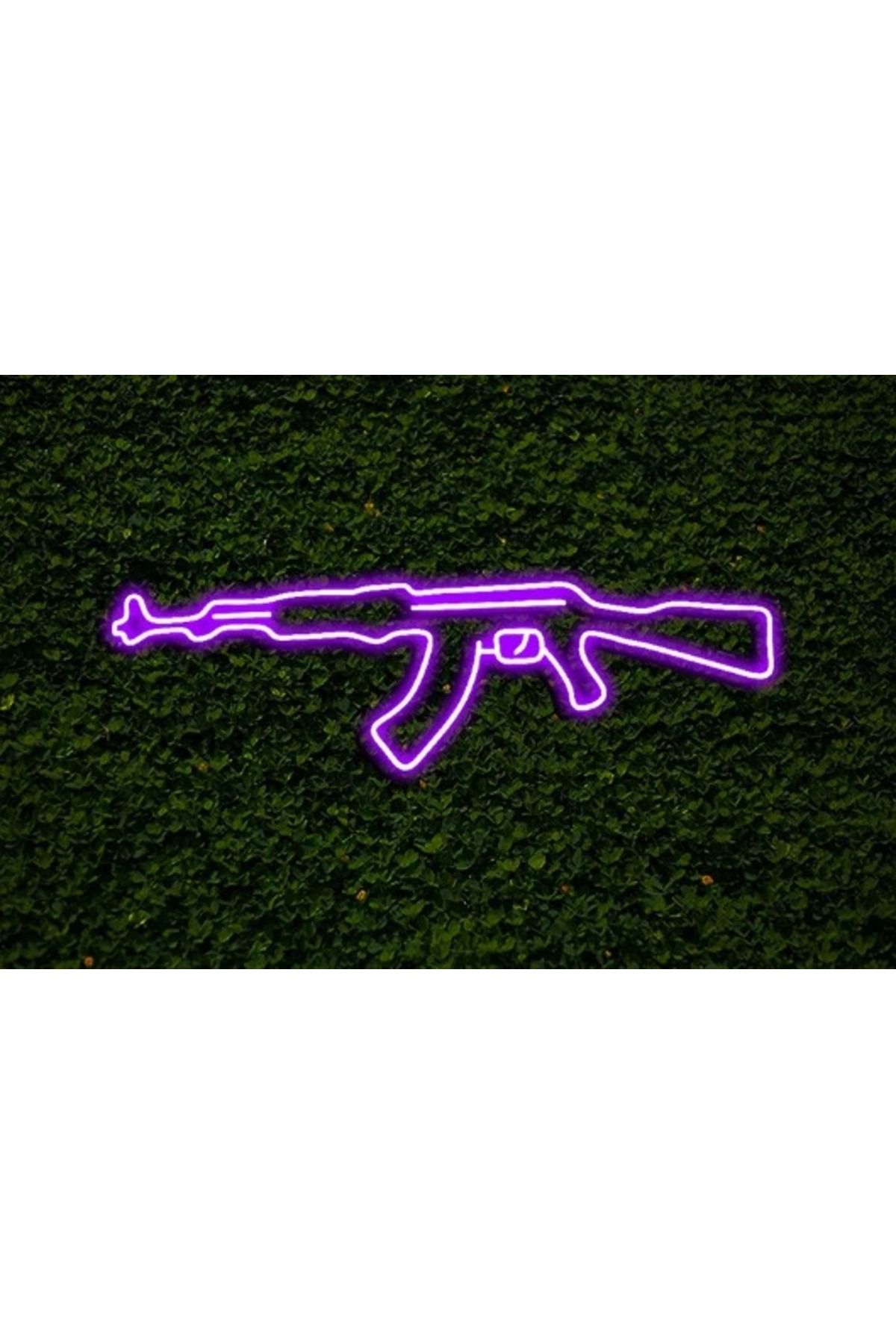 Neonyum CSGO oyun odası AK47 için AK47 Gun Neon İşaretler duvar yatak ...