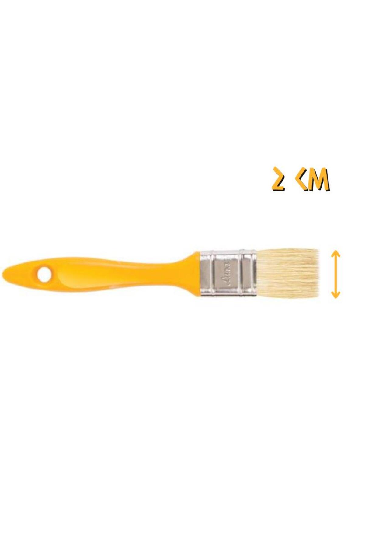 İzmir Fırça Libra Kestirme Boya Fırçası No: 1 - 2 cm.