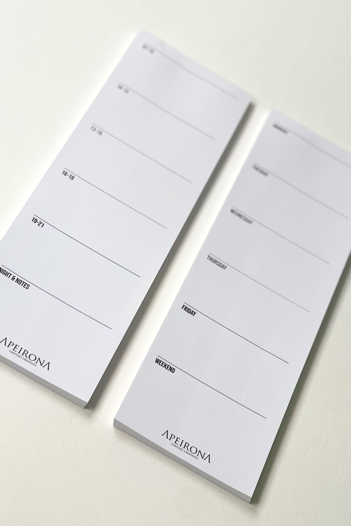 Apeirona | Limitless Art-Desktop Planner Double Notepad Set| Note Take - Check - Copart - Hide 4