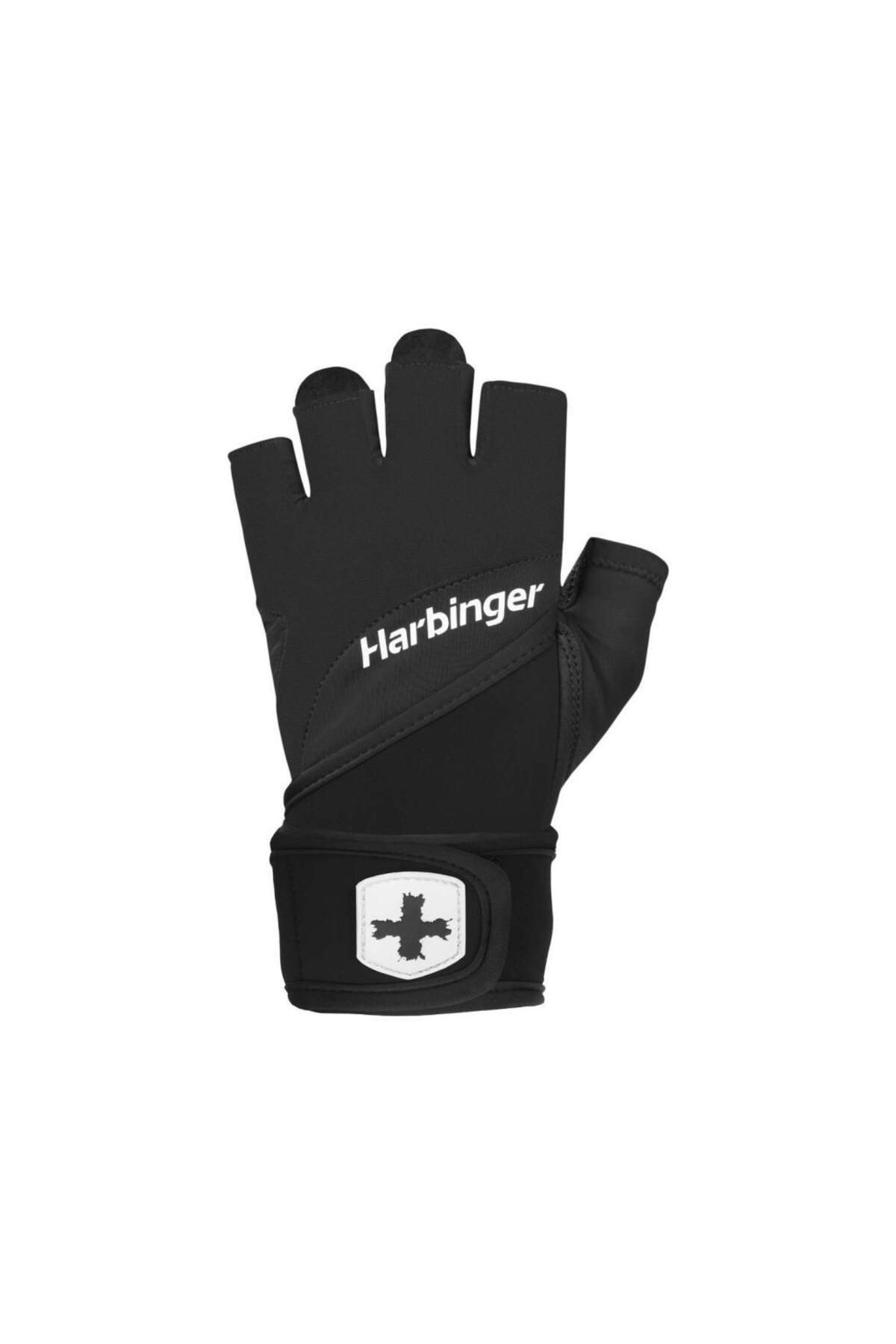 دستکش وزنه برداری مشکی 22292 آموزش تناسب اندام دستگیره مچ دست Harbinger