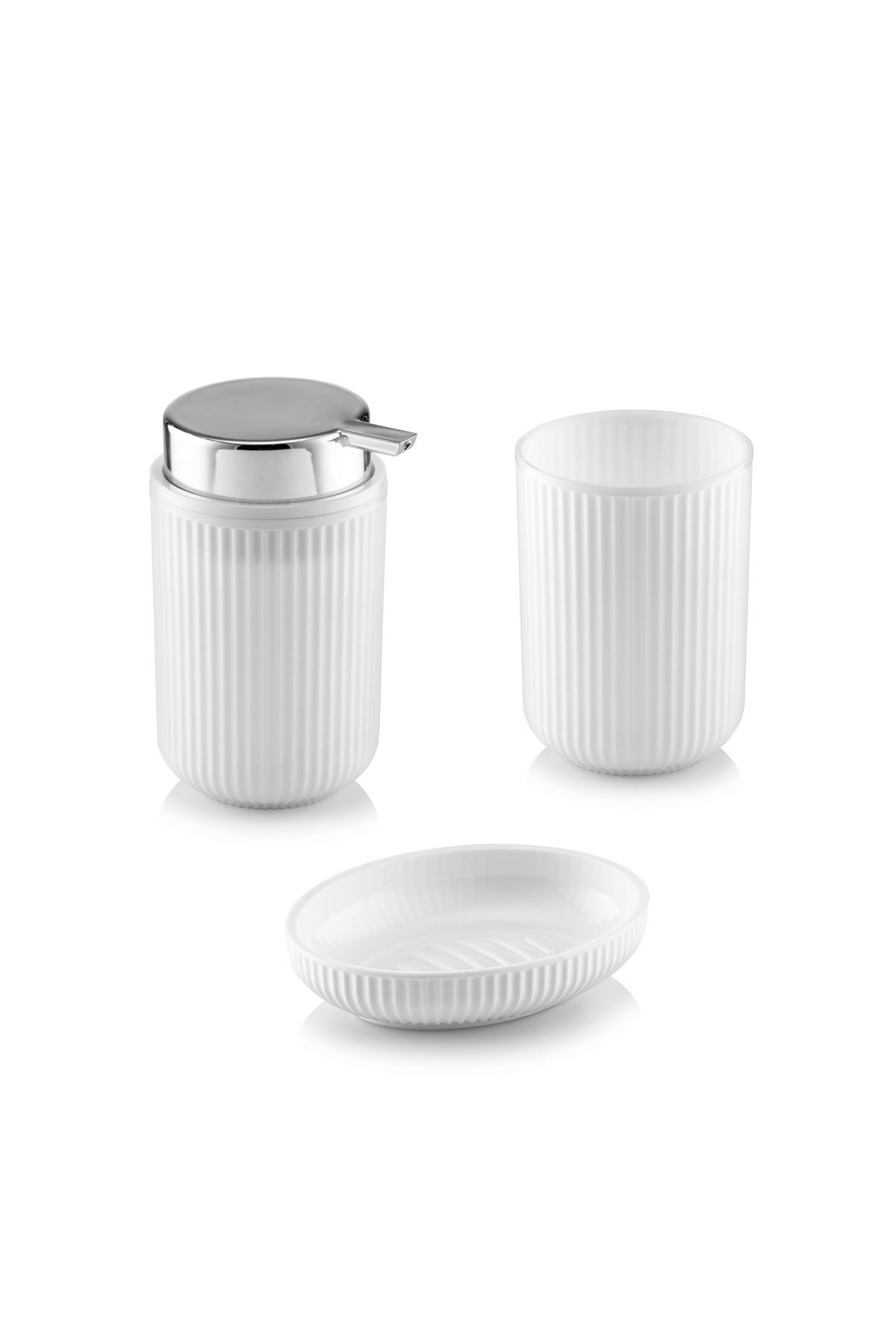 Pazarika-3-Piece Chrome Luther Bathroom Set 2