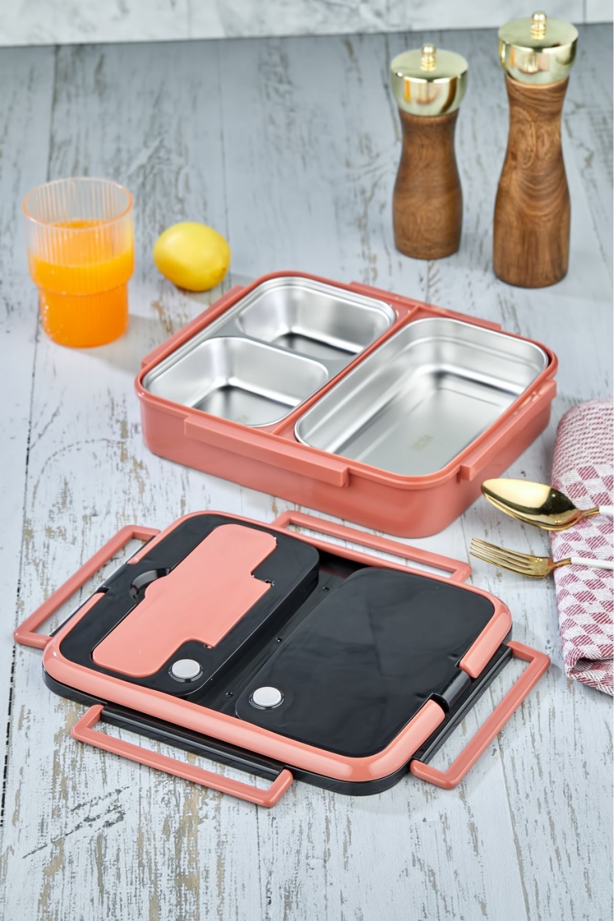 فلاسک صورتی yk 1392 سریال ویژه کارکنان ضد زنگ لوکس 3 کابینت مواد غذایی هازنت ترموس رنگ Cooker