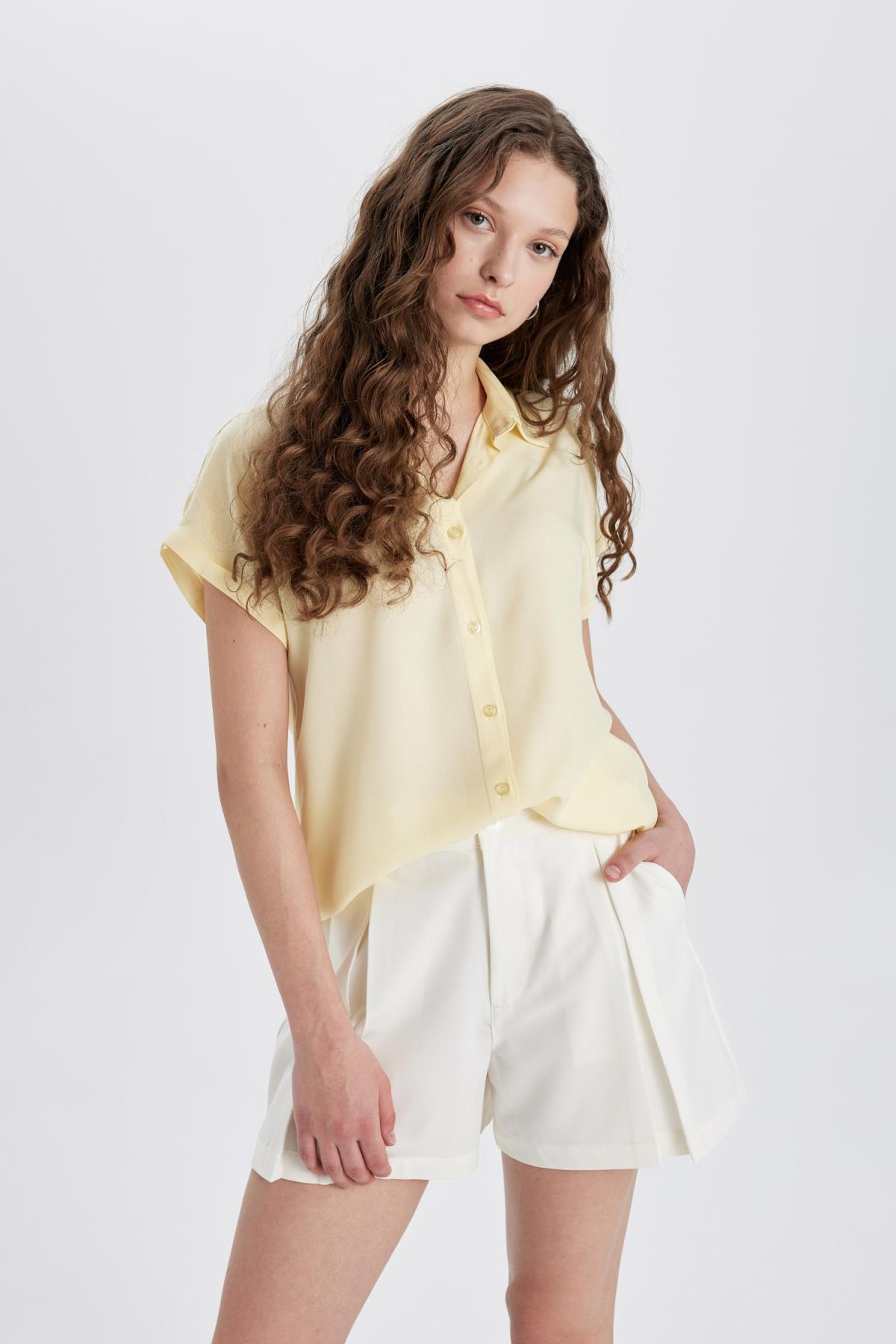 شومیز زنانه دفاکتو | N7819AZ24SP Defacto - Image 4