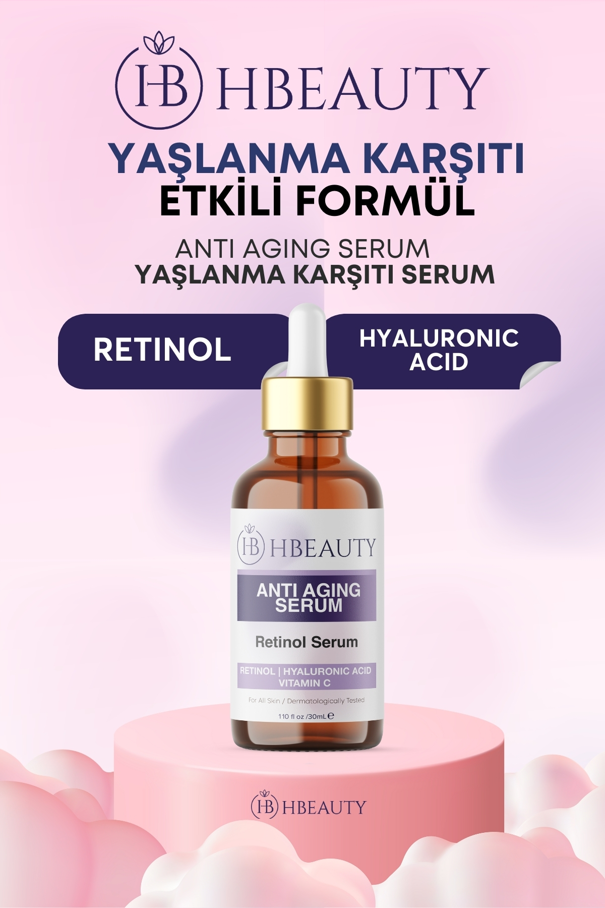 Yaşlanma Karşıtı Ve Cilt Yenileyici Retinol Serum — تصویر 2 از 4