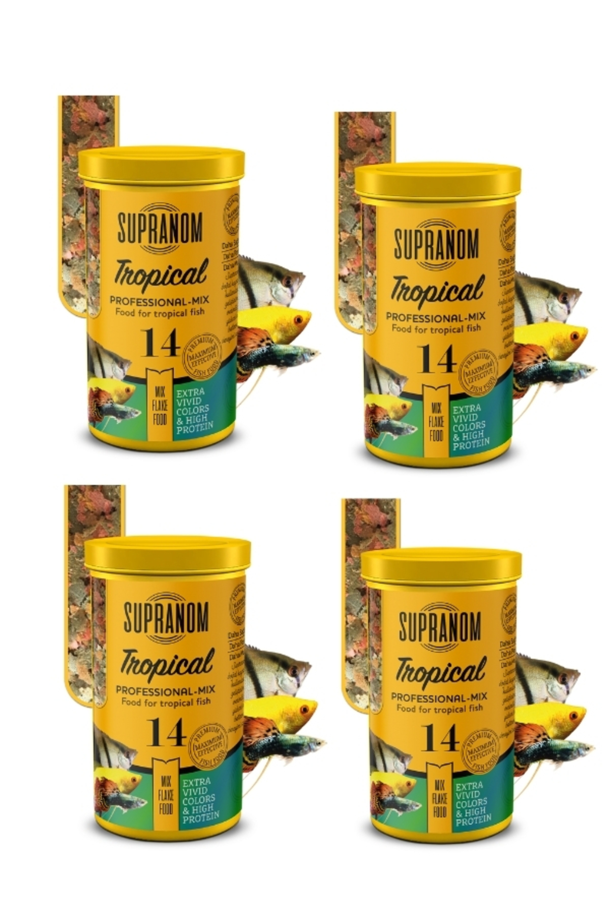 Supranom Tropical Balık Yemi Professional-mix Flake Food1 Adet 250ml (14)
