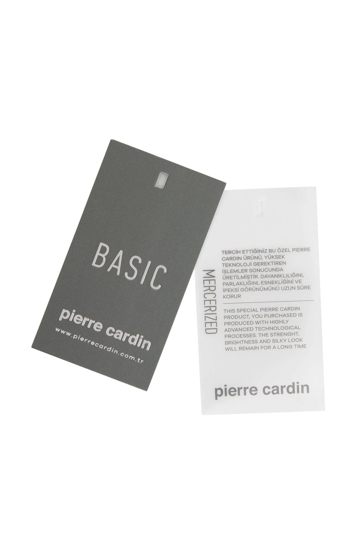 تی شرت یقه پولو مشکی مردانه SLIM FIT POLO YAKA 100 ٪ پنبه Pierre Cardin