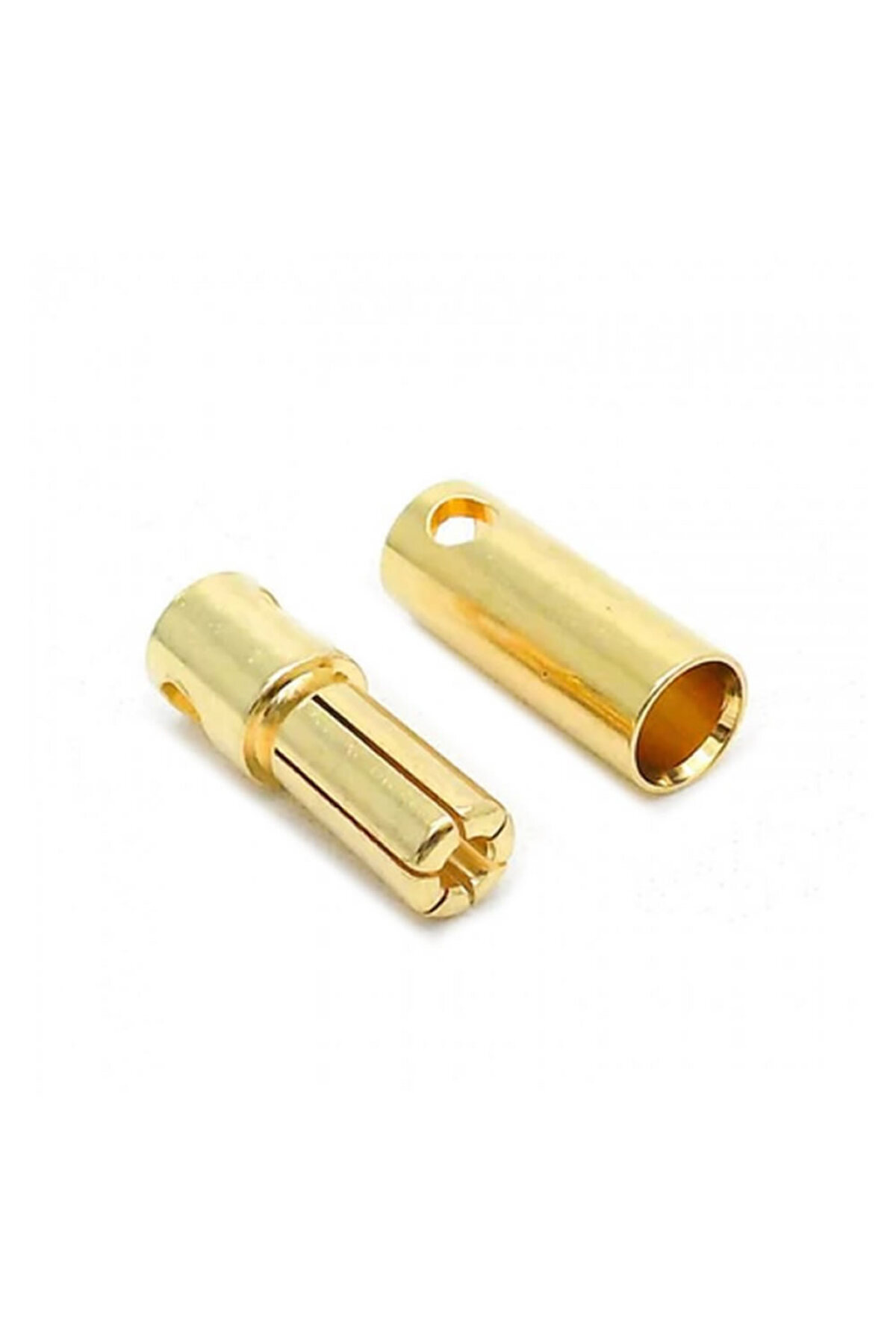 Genel Markalar 5mm Altın Kaplama Banana Dişi Erkek Soket  60A Pil Batarya Lion Bullet Plug Kablo Konnektör Esc