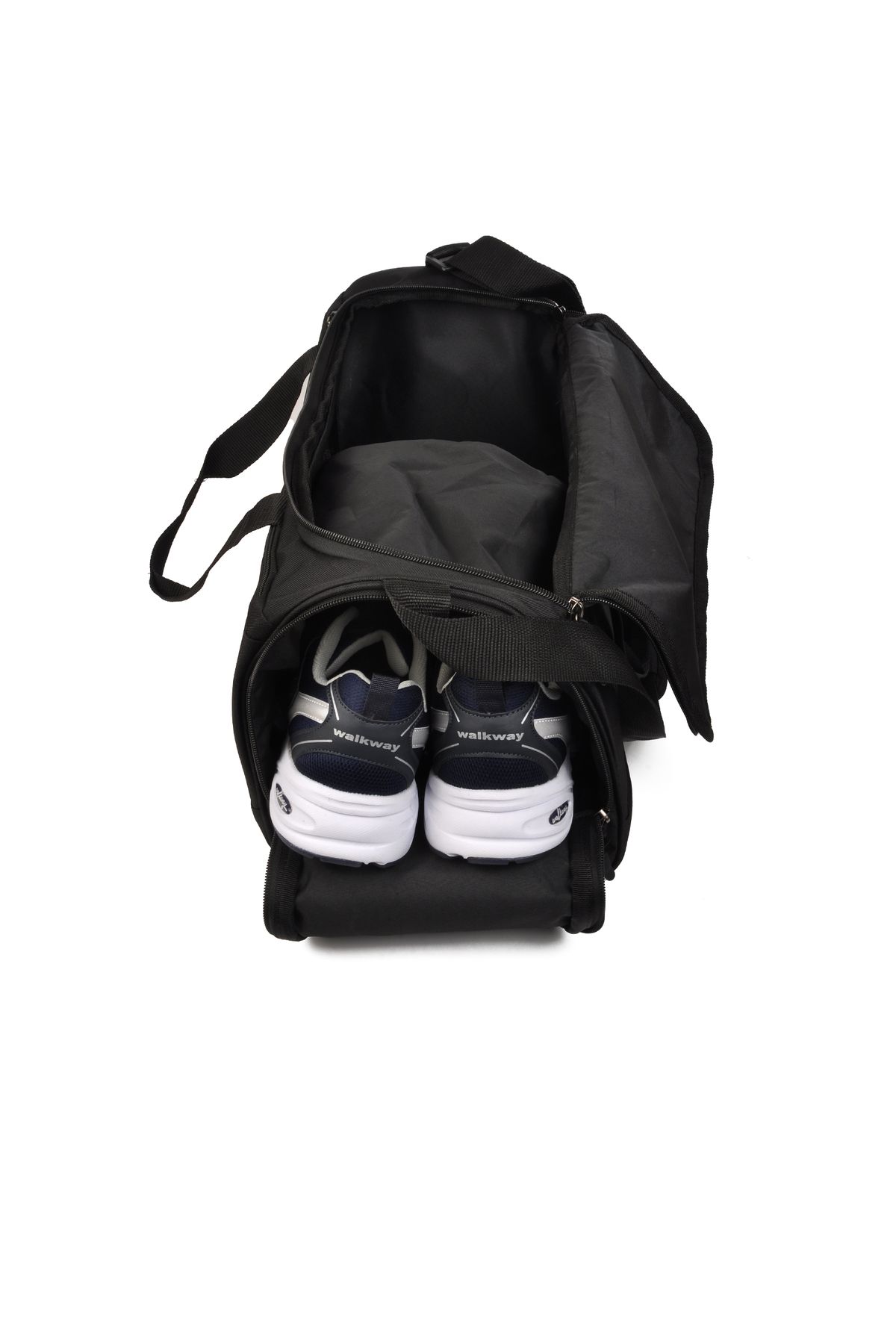 WALKWAY-Geantă sport neagră unisex 5