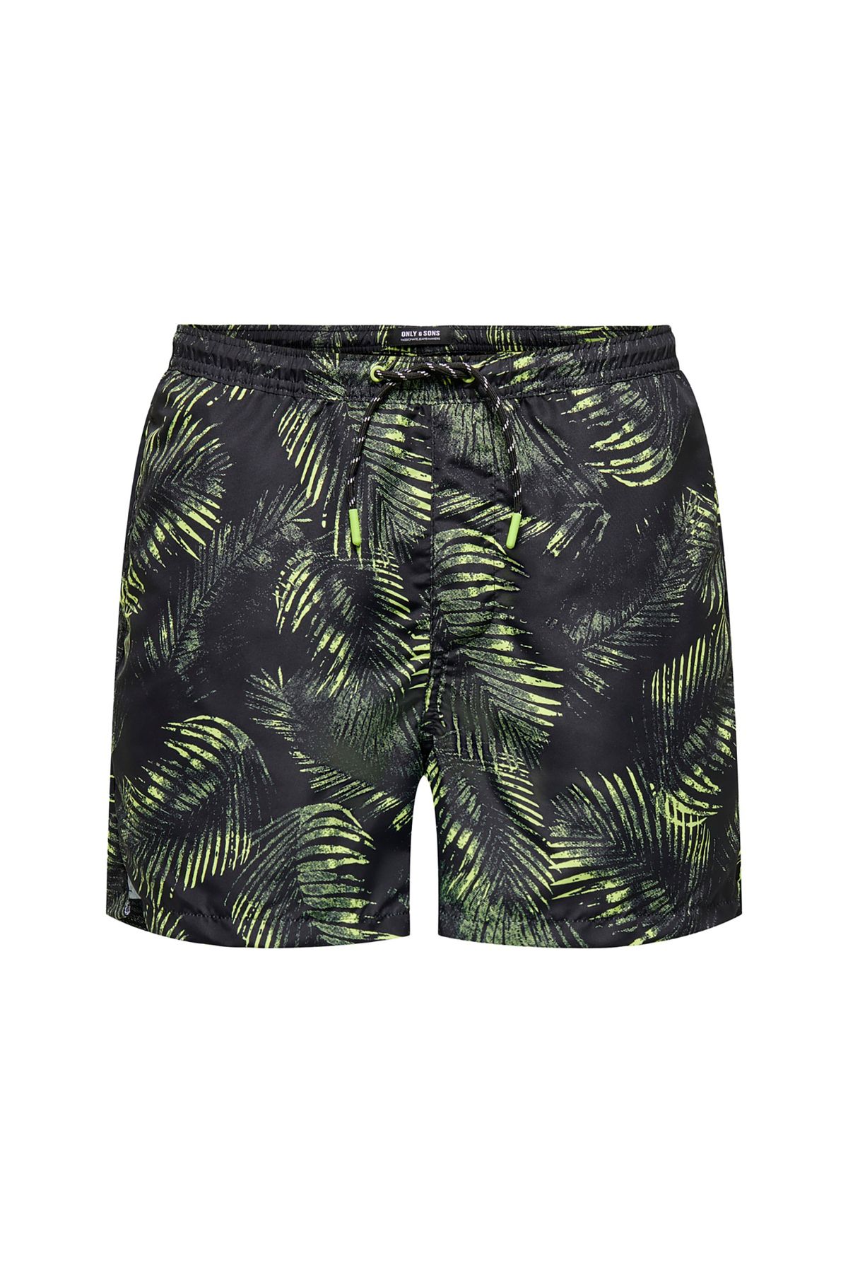 شورت مردانه زرد معمولی ONSTED LIFE SWIM SHORT LEAFES AOP Only & Sons