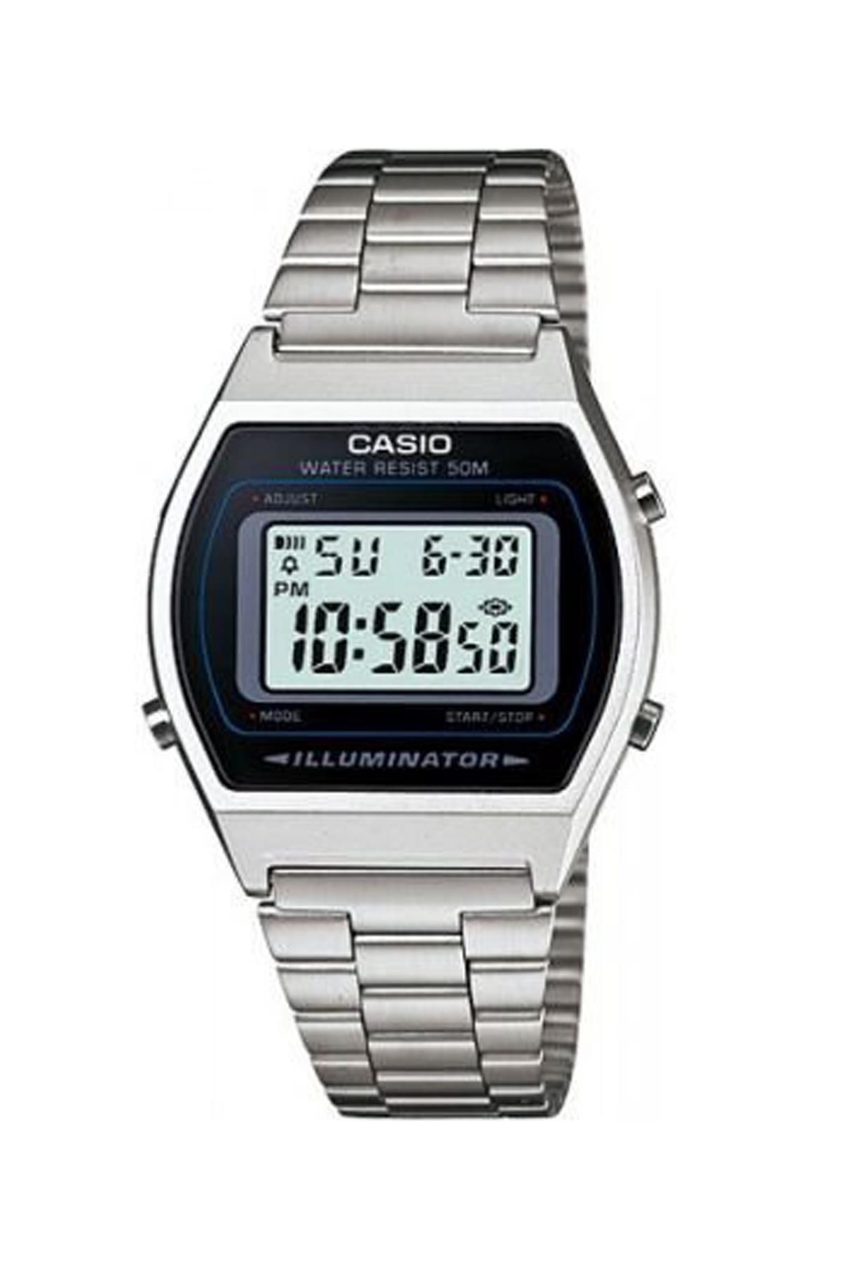 Casio-B640wd-1avdf - ساعة يد رقمية معدنية ريترو 1
