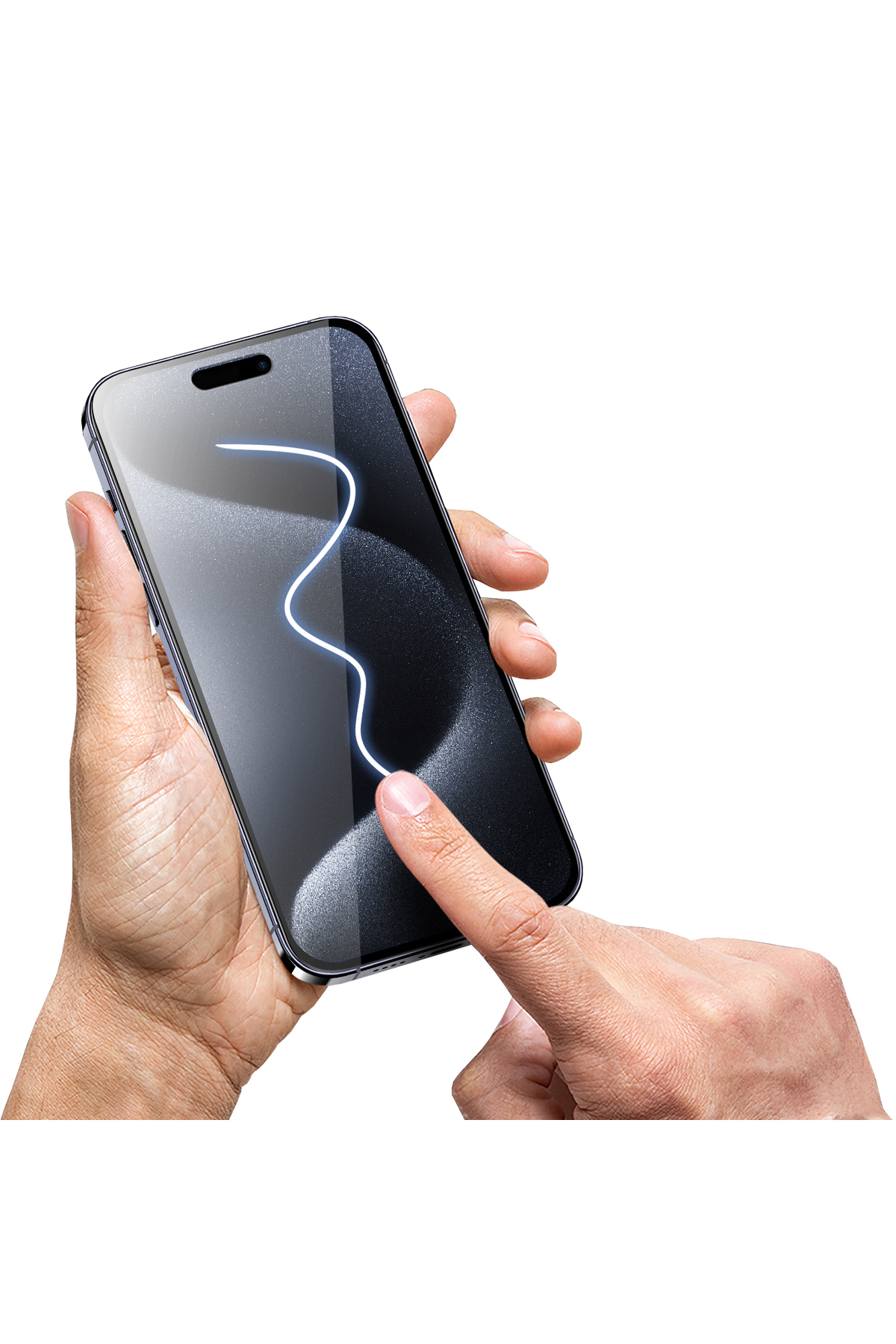 Buff iPhone 15 Pro 5D EasyFit 2 Adet Ekran Koruyucu 5