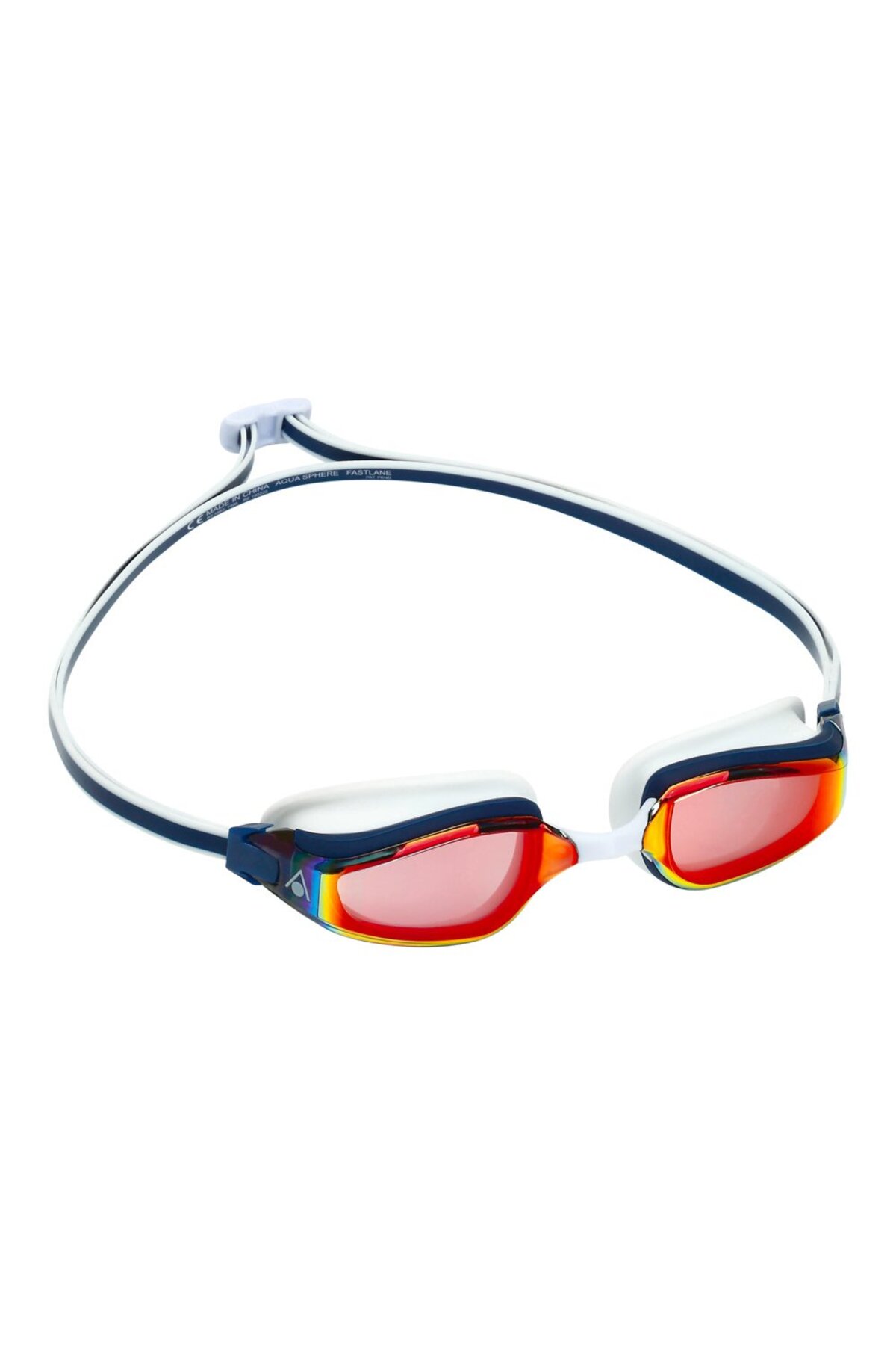 Genel Markalar Fastlane Titanyum Aynalı Lens Kırmızı Mavi Yüzücü Gözlüğü