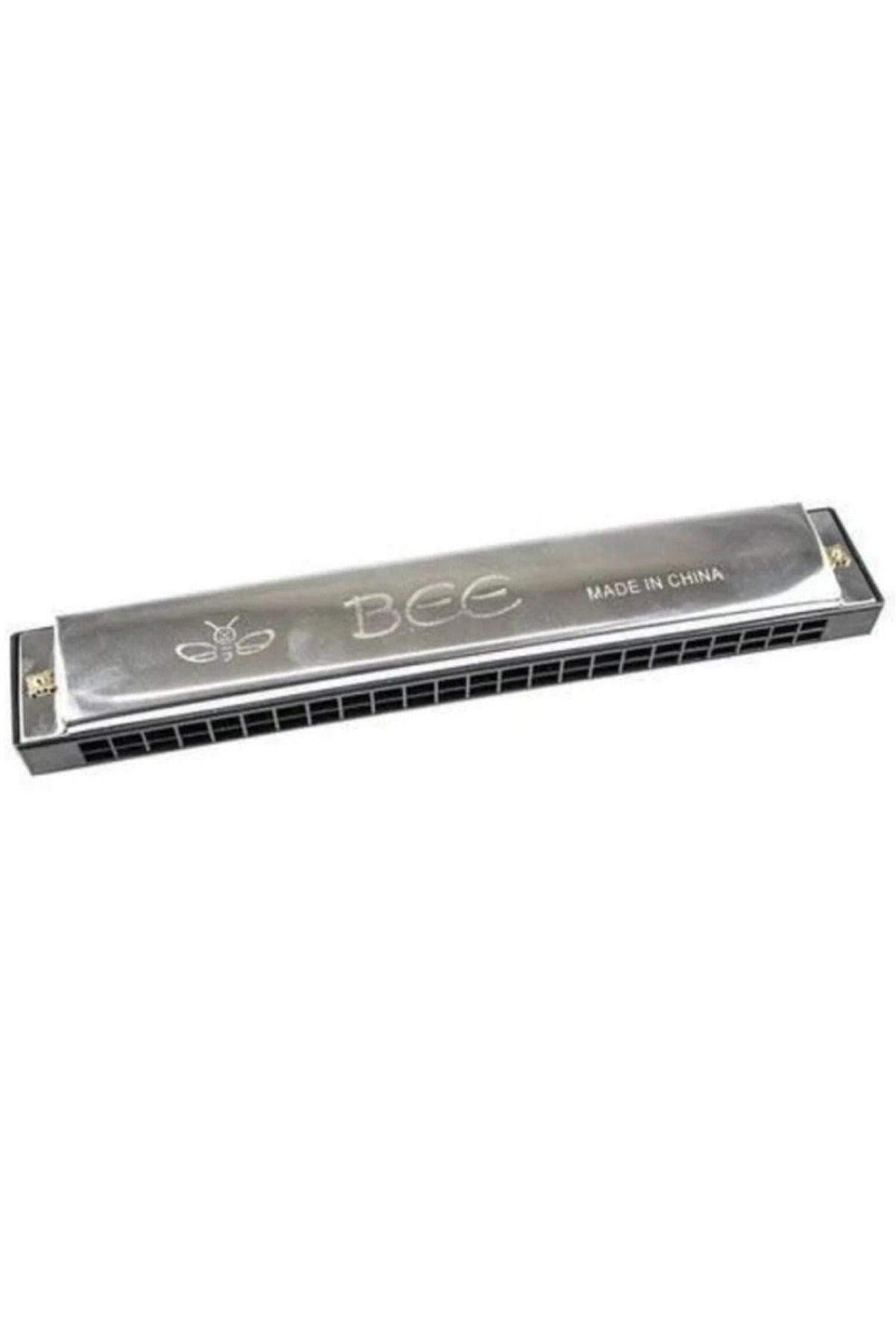 East top BEE DF24 Harmonica / Alüminyum Gövde 24 Delikli Gümüş Renk Mızıka