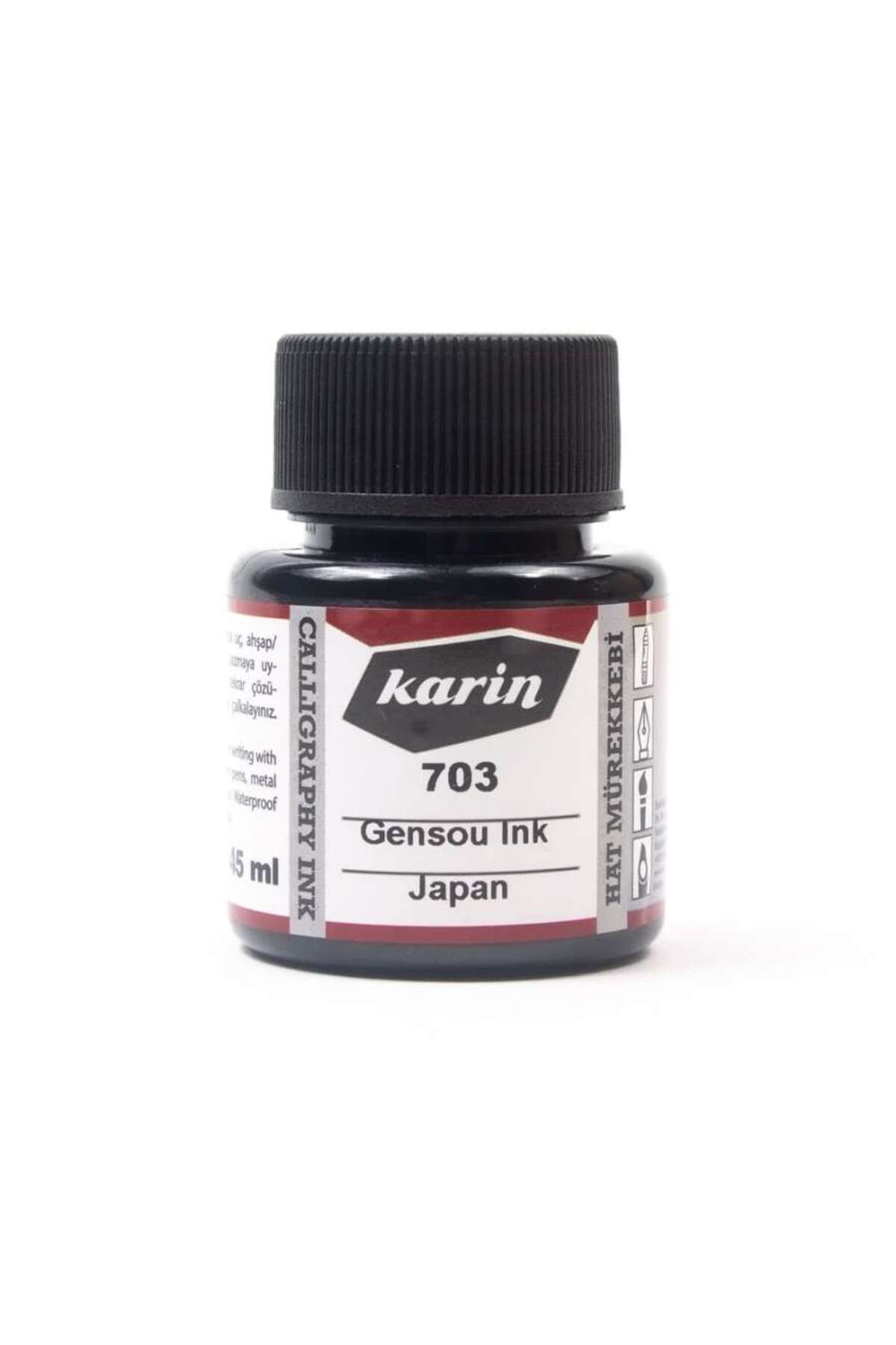 Karin Hat Mürekkebi 30ml Siyah 703