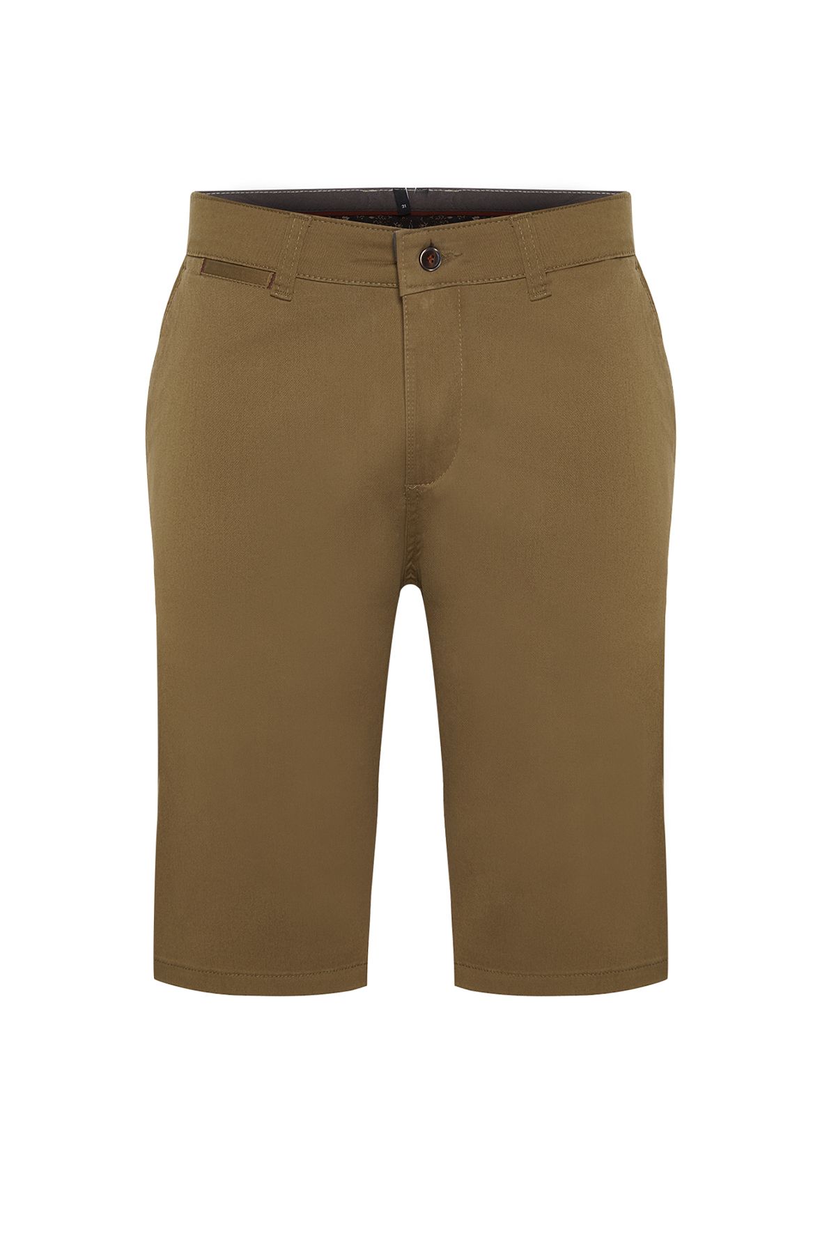 trendyol-man-mens-brown-plain-high-waist-shor