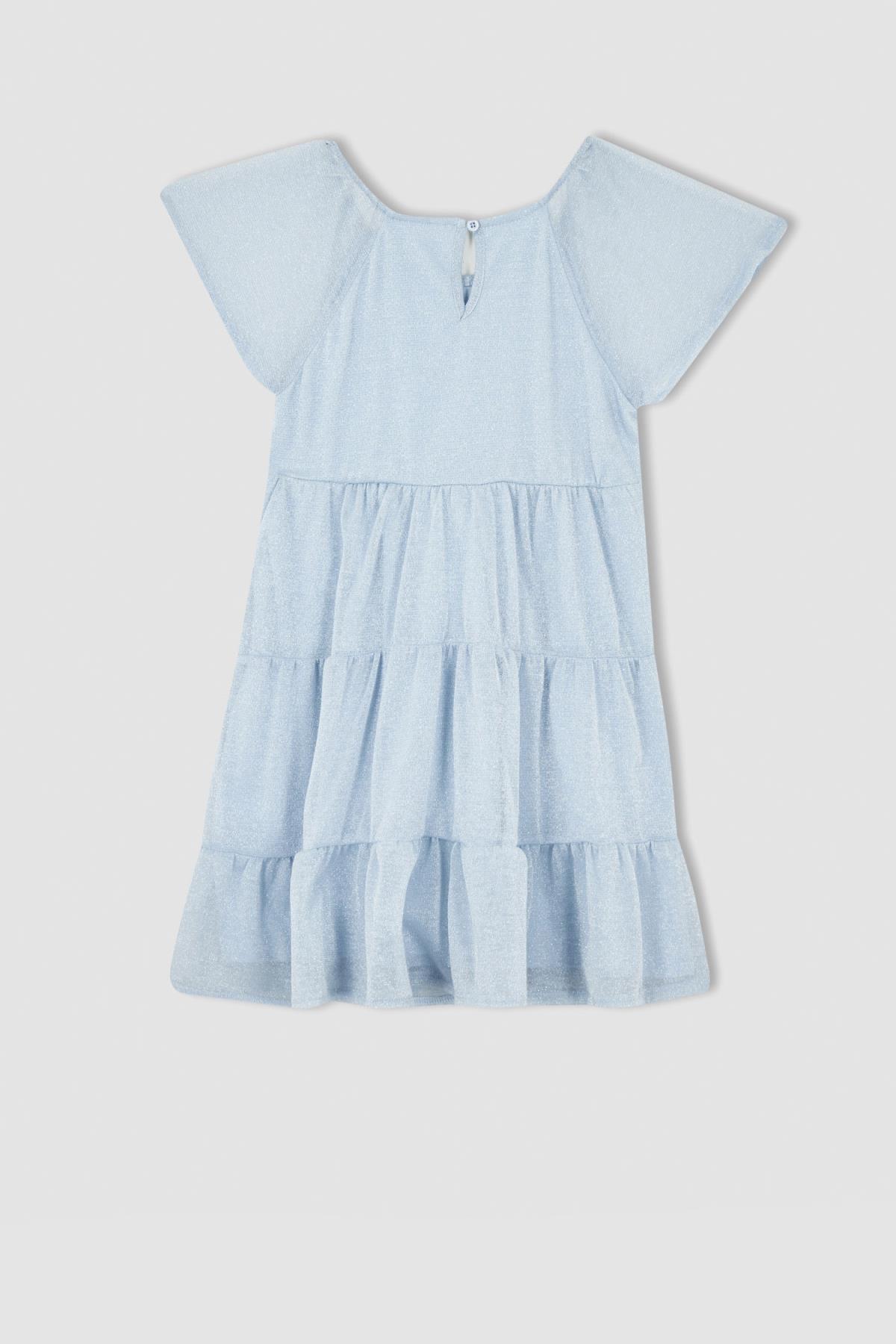 لباس مجلسی دخترانه فیروزه دفکتوDefacto | X3859A622SM اورجینال - تصویر 8