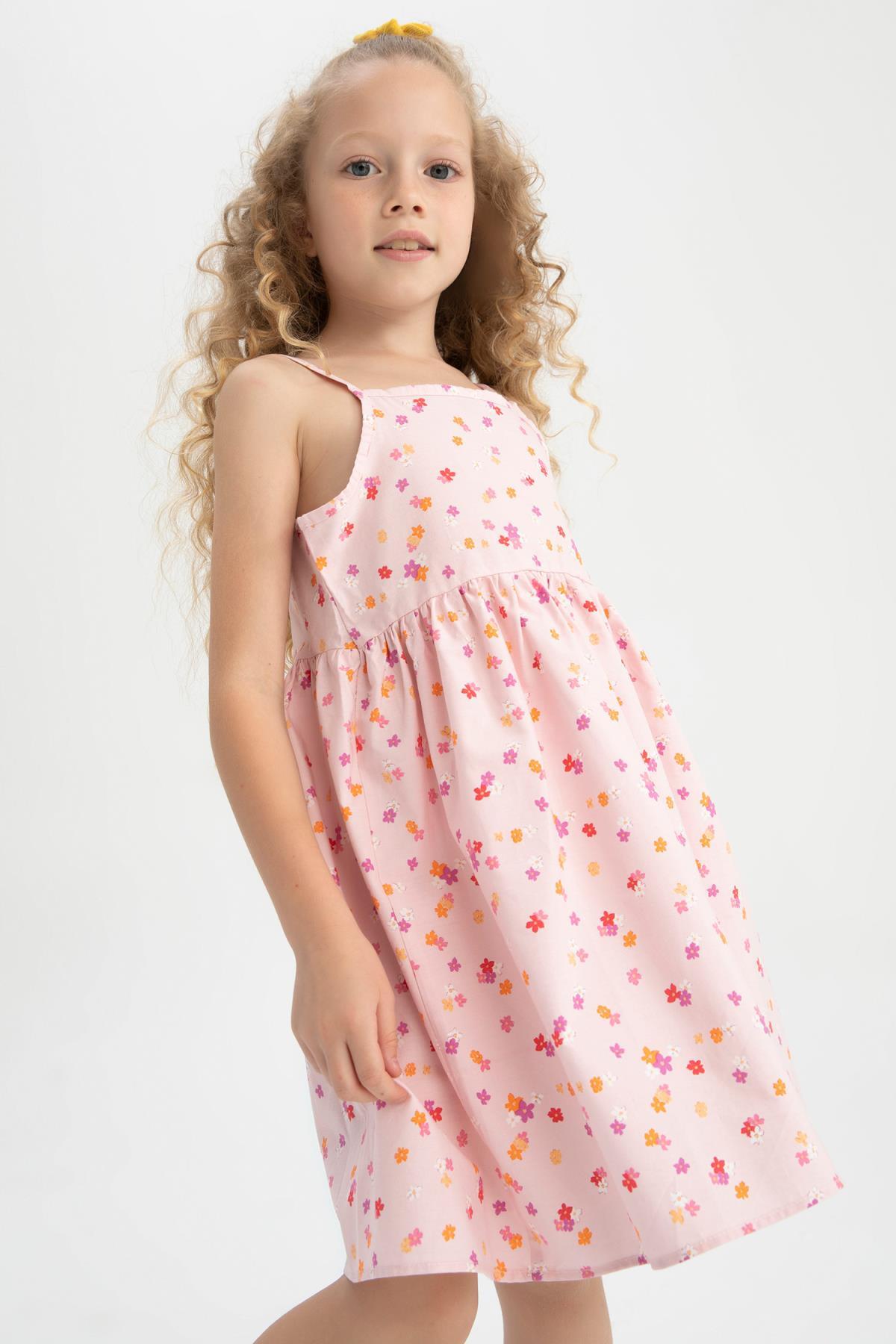 لباس مجلسی دخترانه صورتی دفکتوDefacto | TYC00415029788 اورجینال - تصویر 4