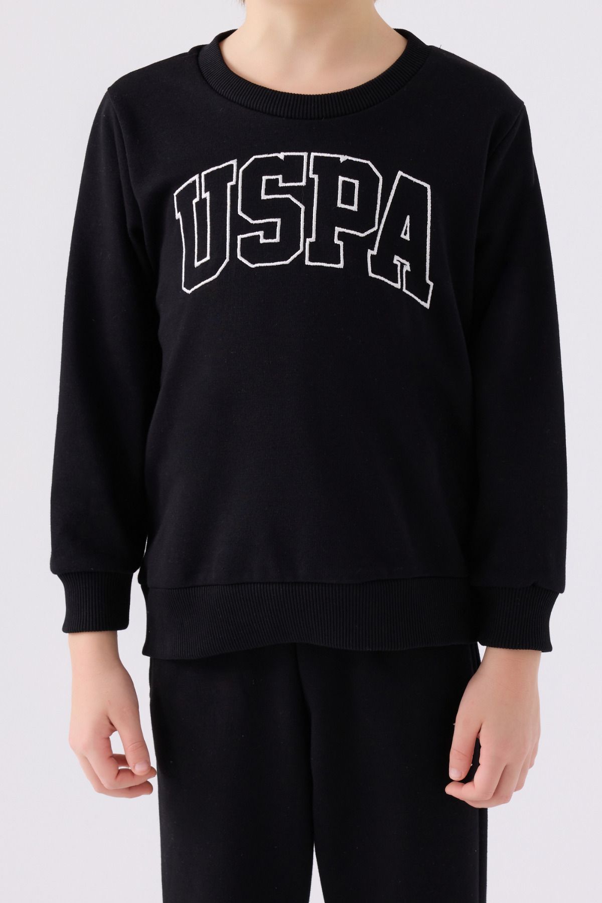 U.S. Polo Assn.-Set trening negru pentru baieti 3