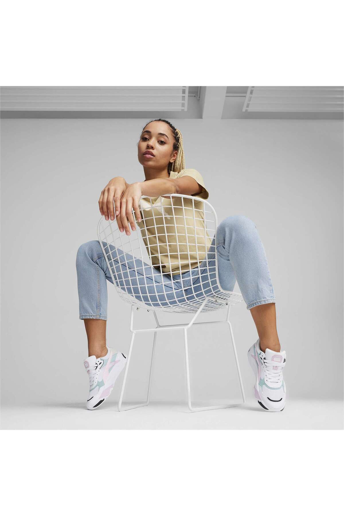 اسنیکر سفید مردانه و زنانه تثلیث اورجینال Puma