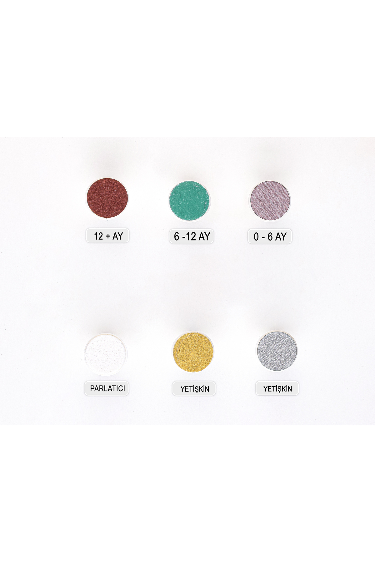 HODAF Yenidoğan Bebek Tırnak Yedek Törpü Başlıkları 6 Adet Bebek Bakım Manikür Set fotoğrafı 2 (önizleme)