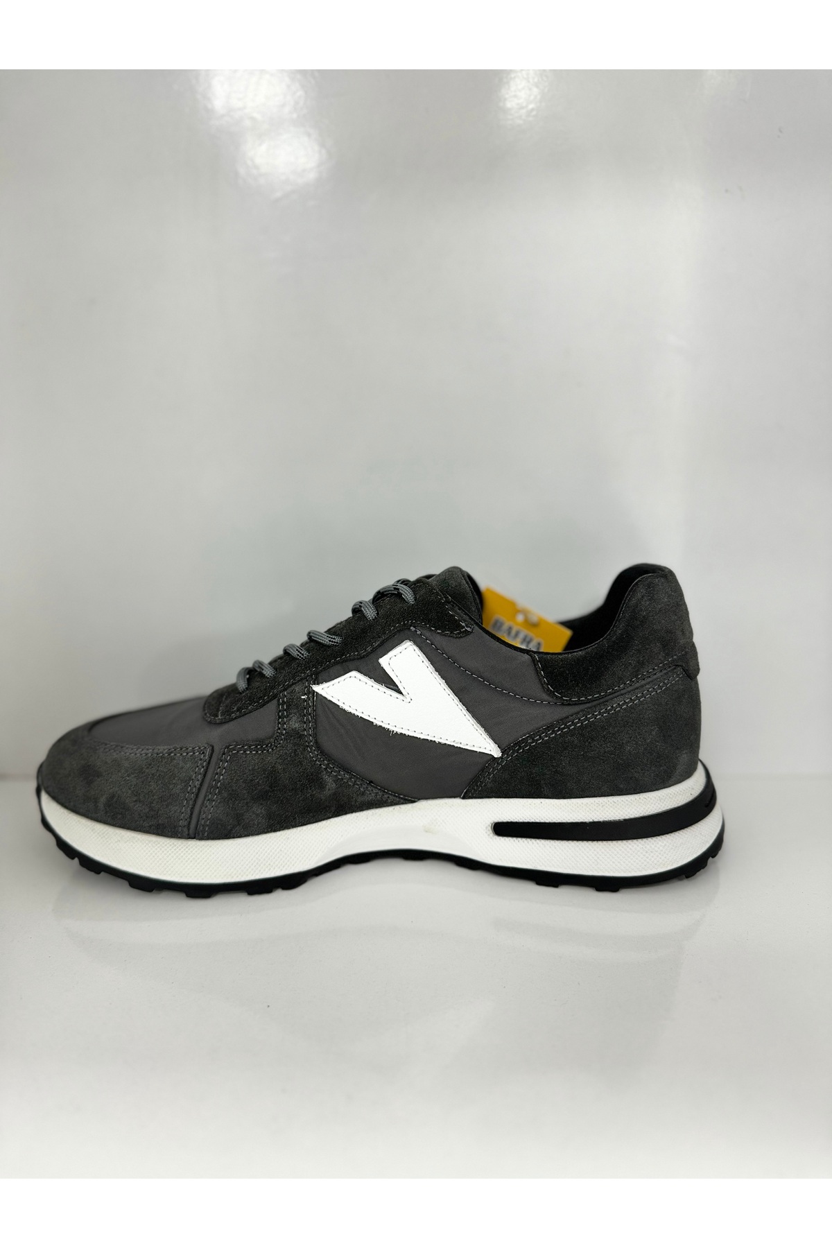 کفش کژوال پیر کاردین مردانه چرم اصل خاکستری جوان پسند راسته      Prom | Pierre Cardin TYC8B022B89FEE5DB0 - تصویر 4