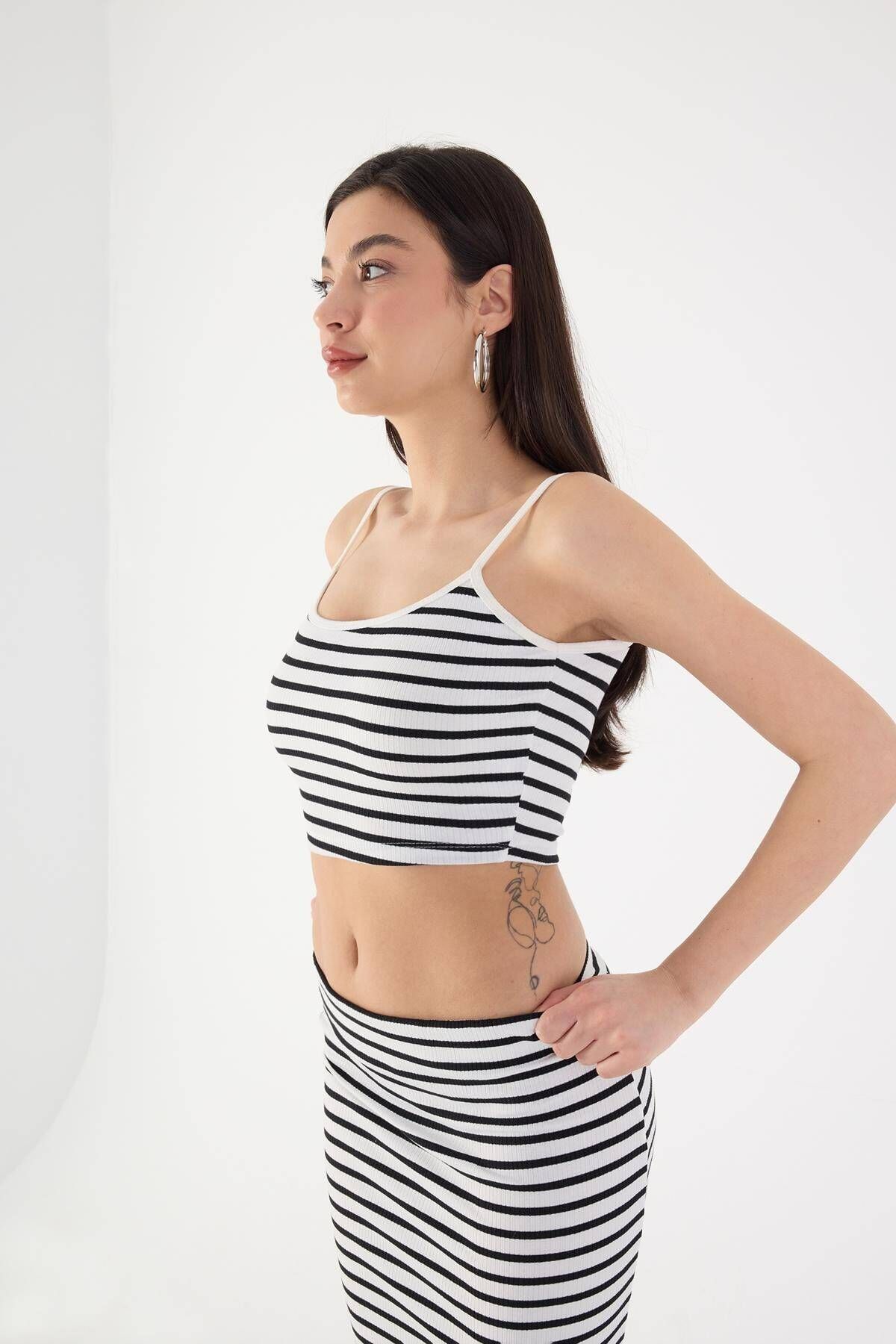 Addax-Striped Top and Bottom Set Tkm100-i10 4