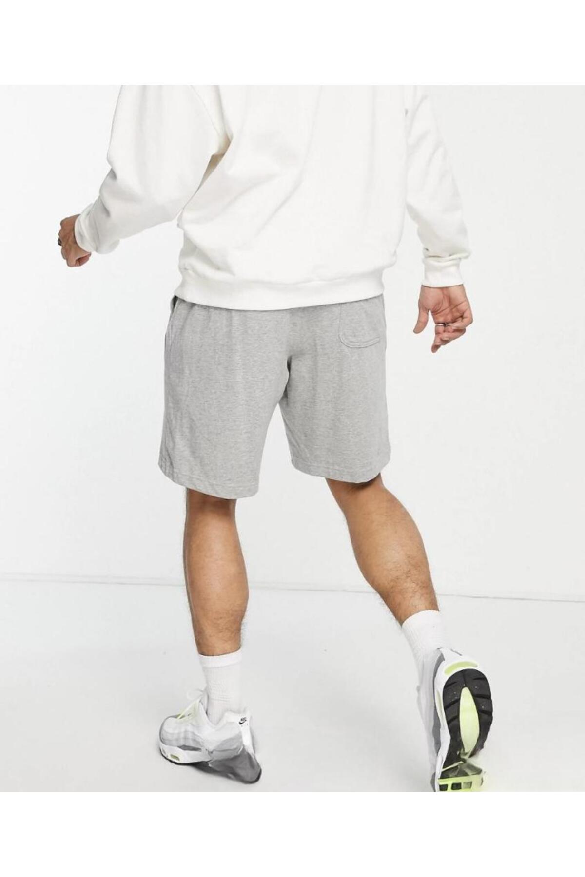 شورت و شلوارک مردانه خاکستری نایکی | BV2772-063-410 اورجینال - تصویر 3