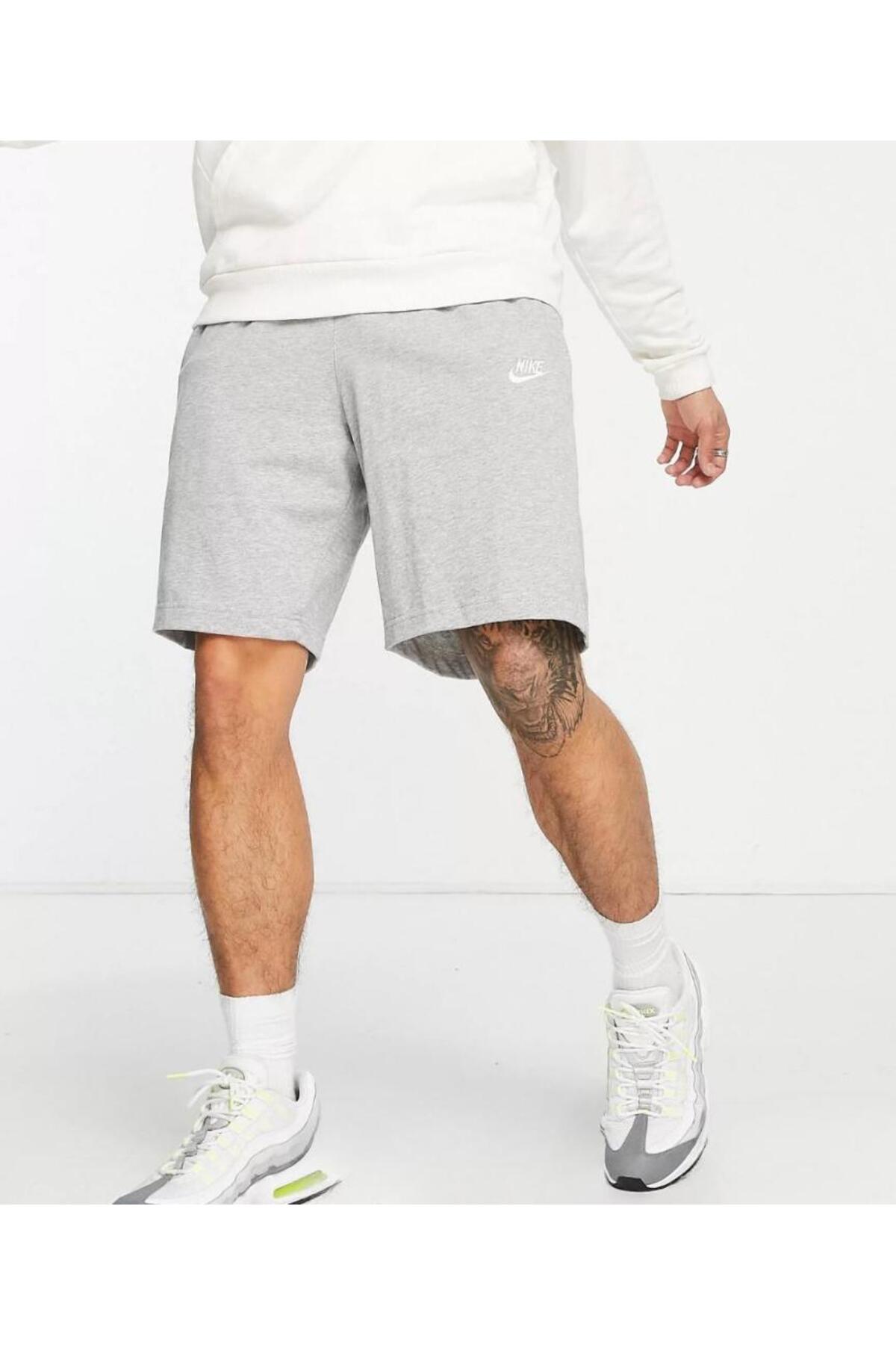 شورت و شلوارک مردانه خاکستری نایکی | BV2772-063-410 اورجینال - تصویر 2