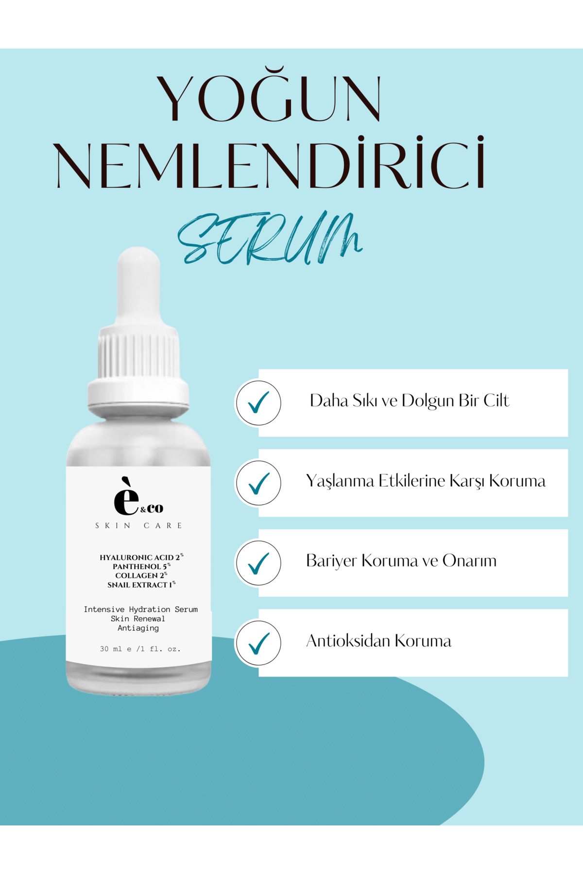 سرم پوست   eandcoskincare | ikili000hyacvit اورجینال - تصویر 5