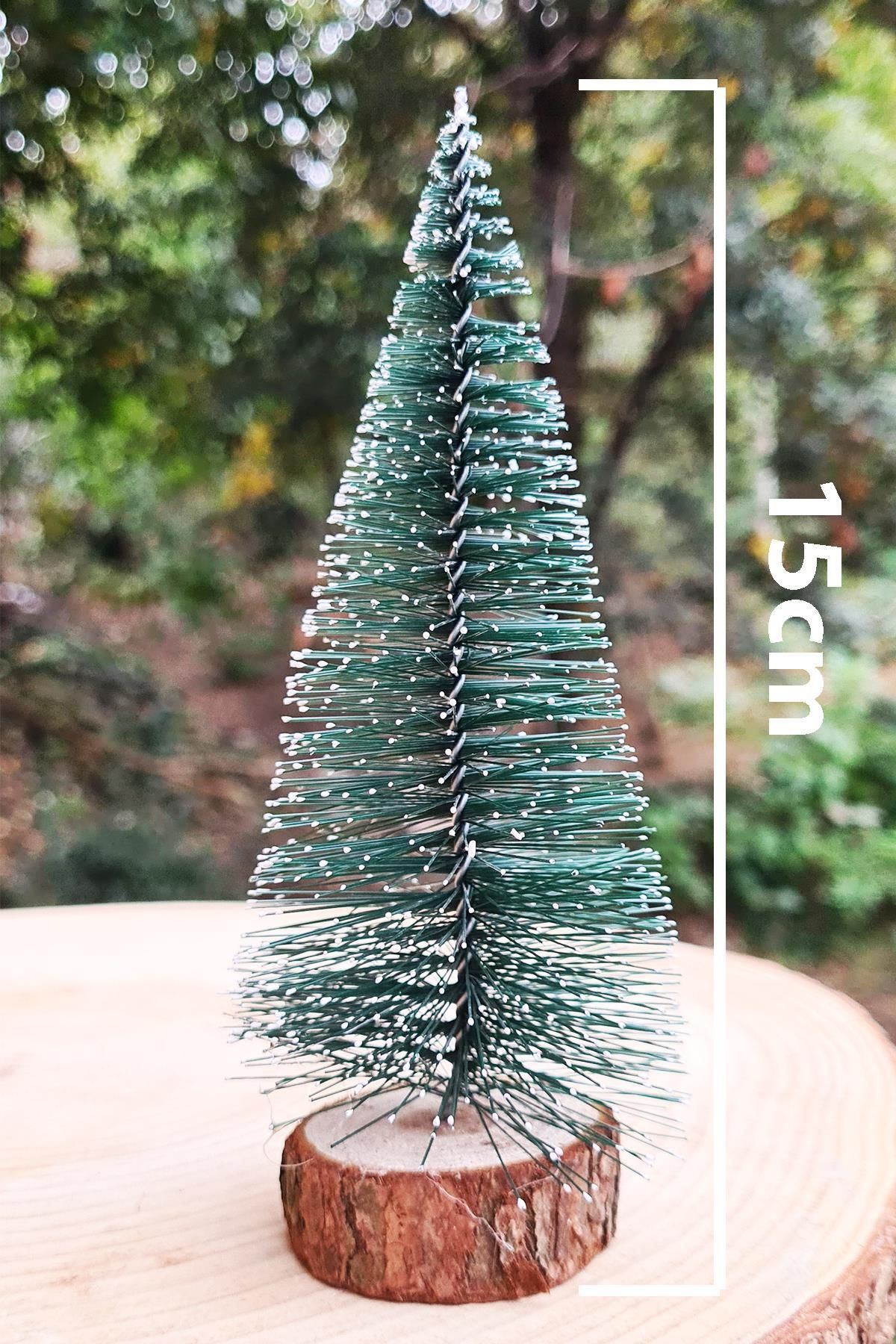 PEKSHOP-Christmas Tree Set of 2 Table Top Christmas Trees 2 Pieces - Large and Medium Size Christmas Tree 4