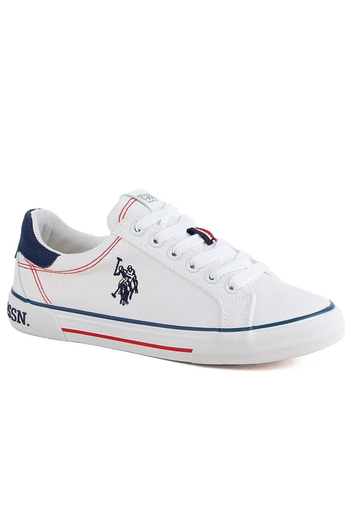 اسنیکر سفید زنانه کفش ورزشی استخر راشل اورجینال U.S. Polo Assn.