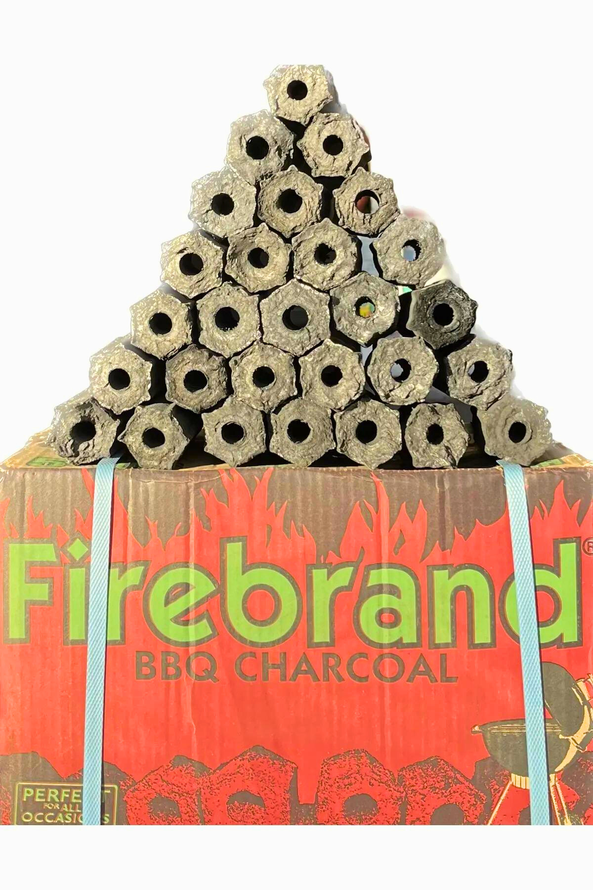 Firebrand mangal kömürü 10kg ithal briket kömür 2