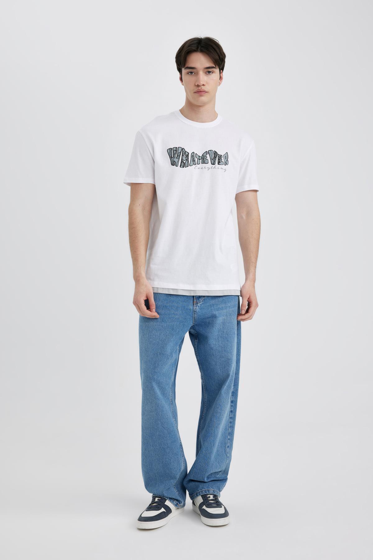 تی شرت مردانه دفاکتو | B8483AX24SM Defacto - Image 2