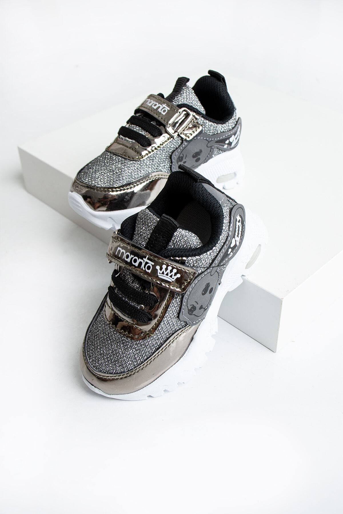 Maranta-Girl's Lighted Sneakers - Maranta Platinum 2