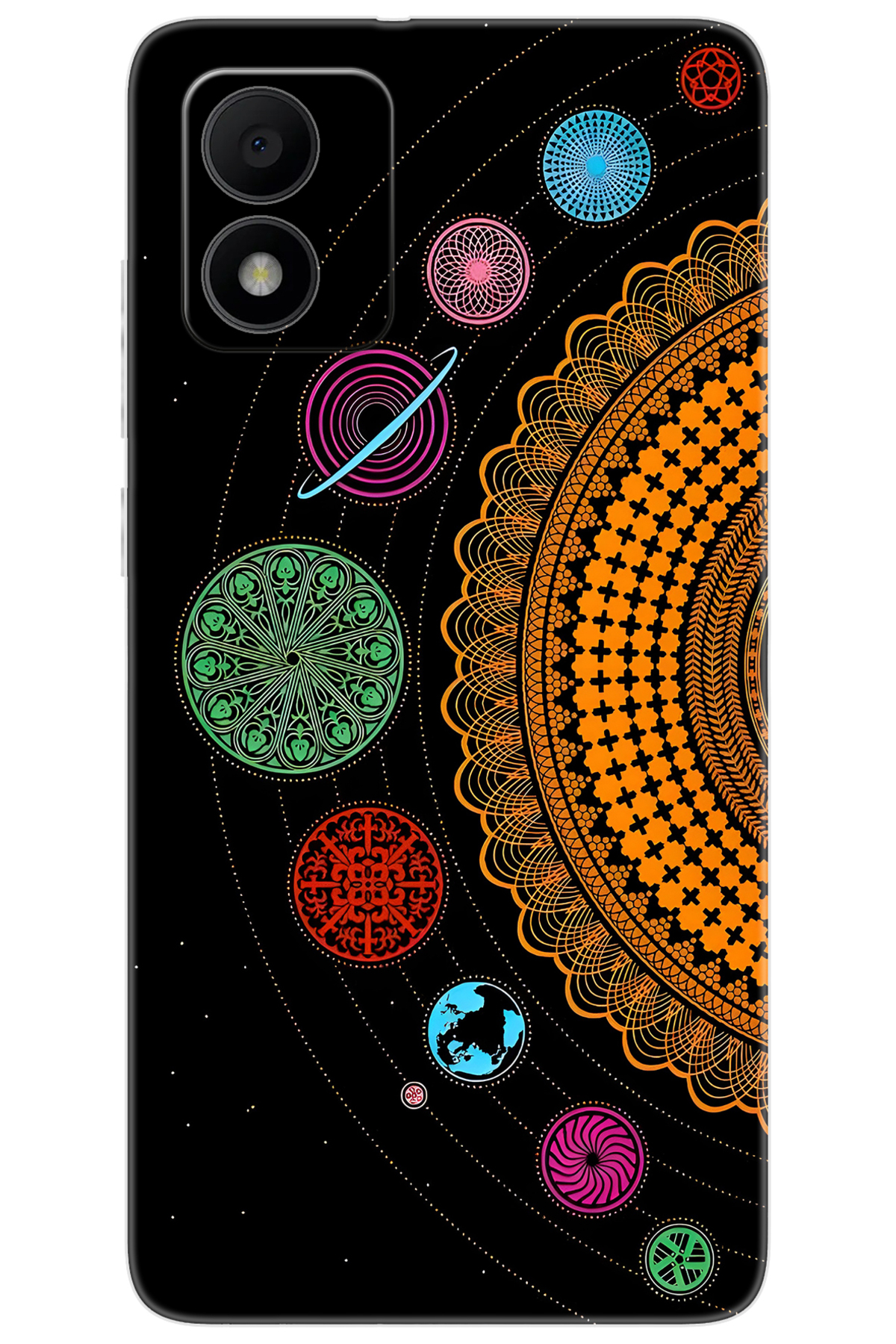 303 (5131G) Compatible Case Pattern Printed Silicone Planets Design STK:648 CP-8P5pgza
