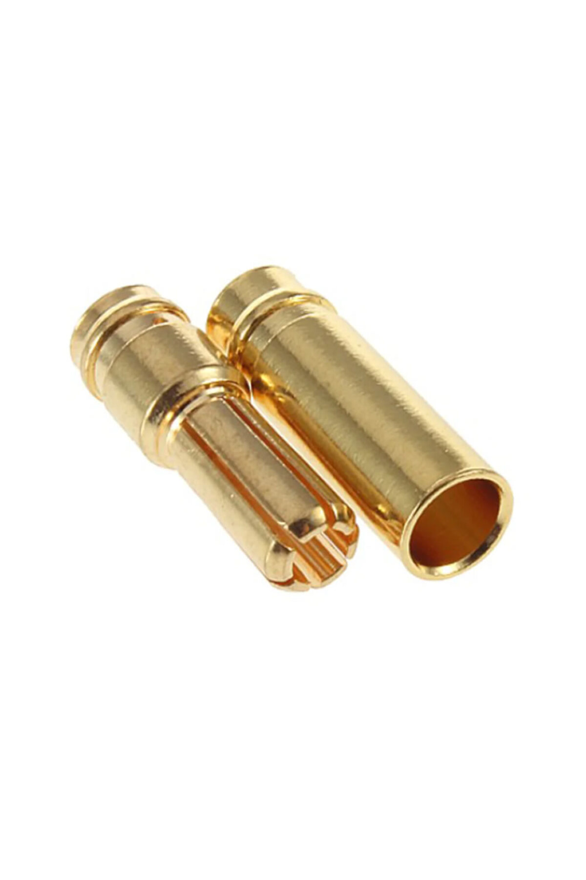 5mm Altın Kaplama Banana Dişi Erkek Soket  60A Pil Batarya Lion Bullet Plug Kablo Konnektör Esc 7